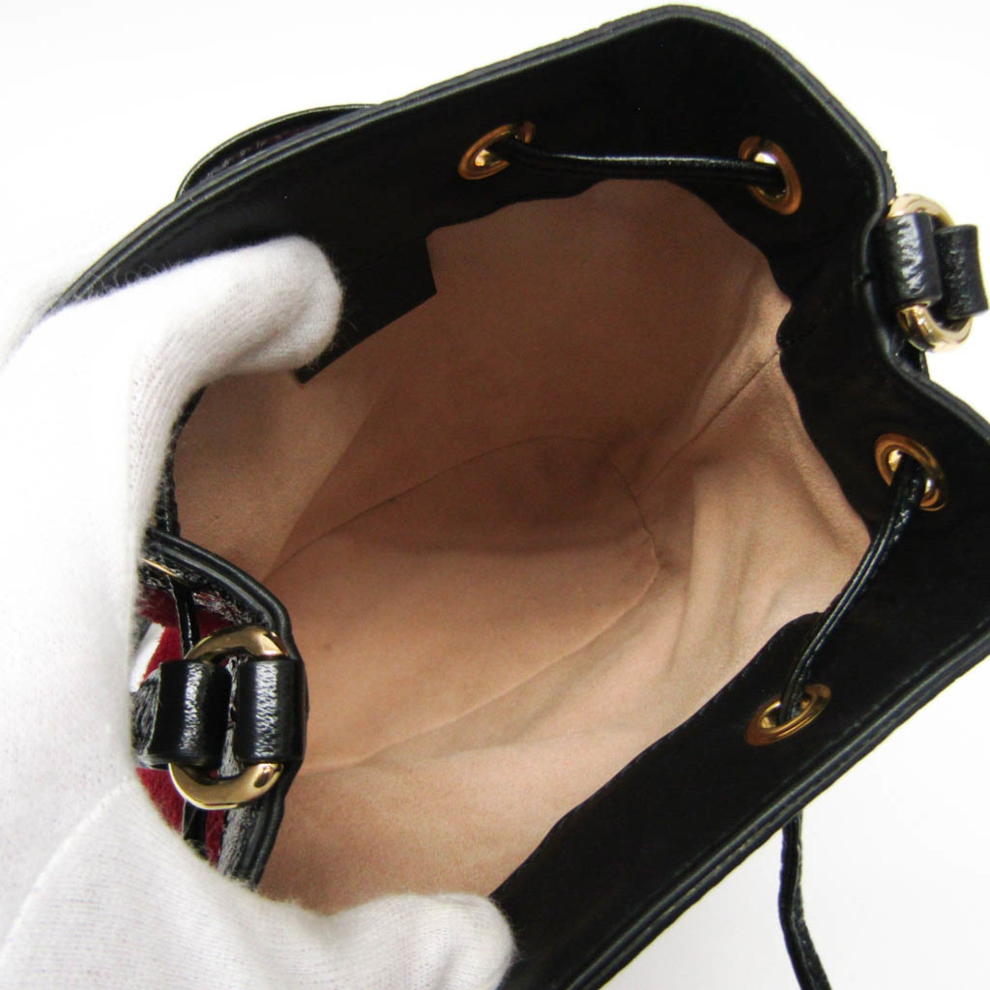 Ophidia Bucket Bag Suede Small