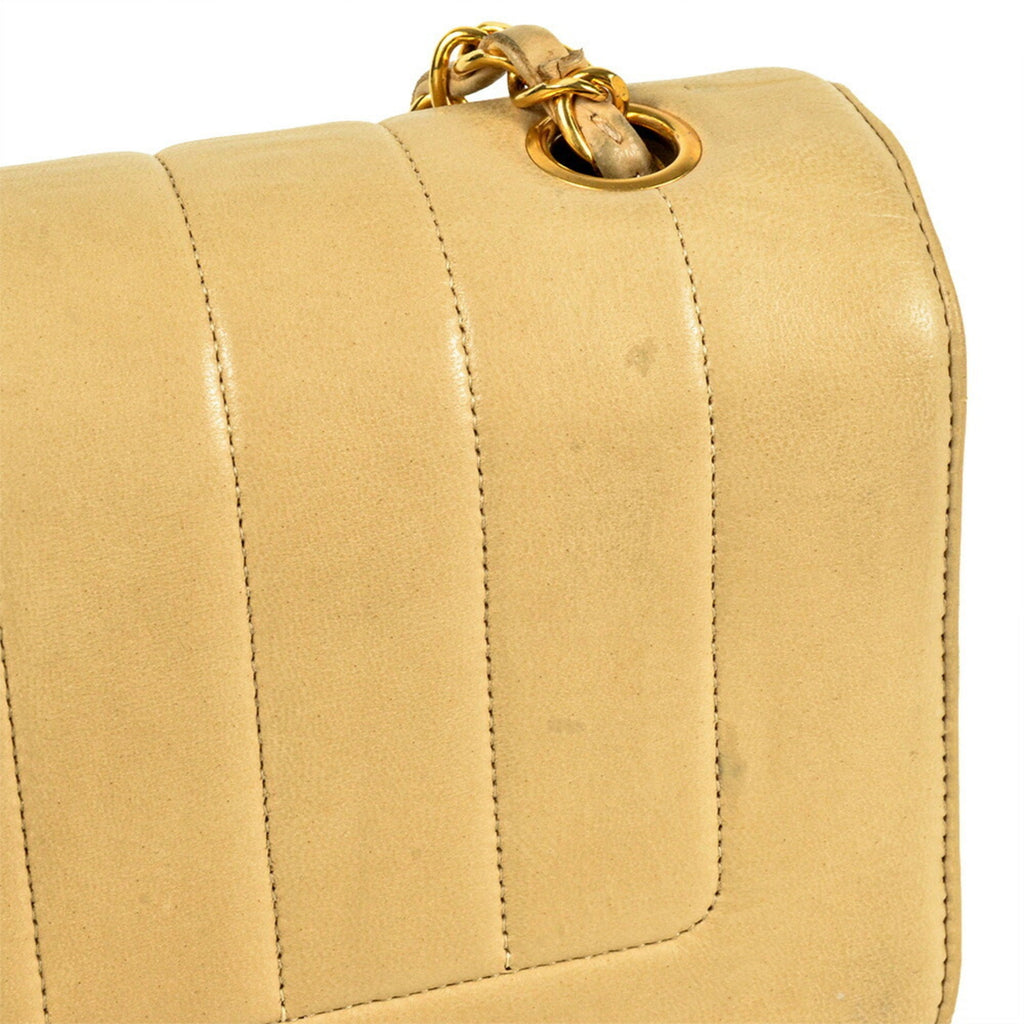 Vintage CC Chain Flap Bag Vertical Quilt Lambskin Medium
