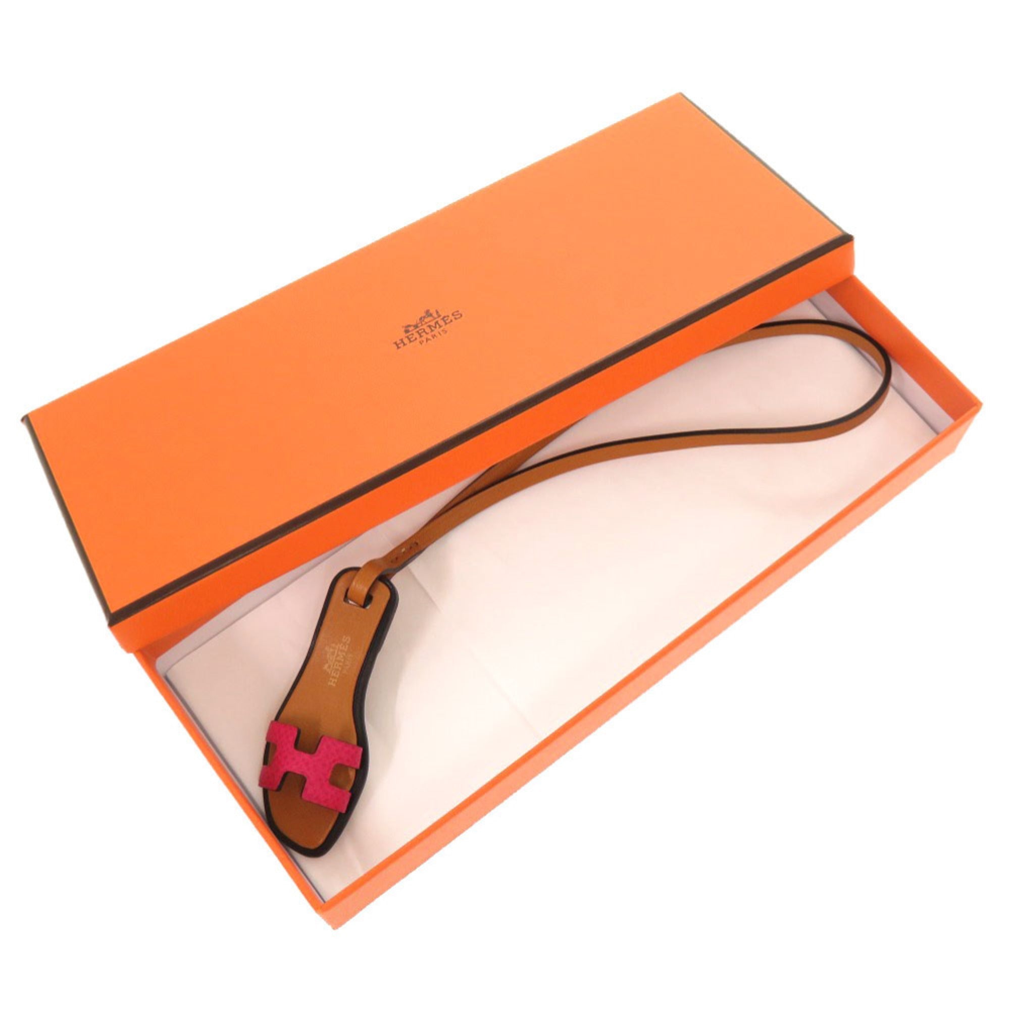 Oran Nano Bag Charm Epsom Leather