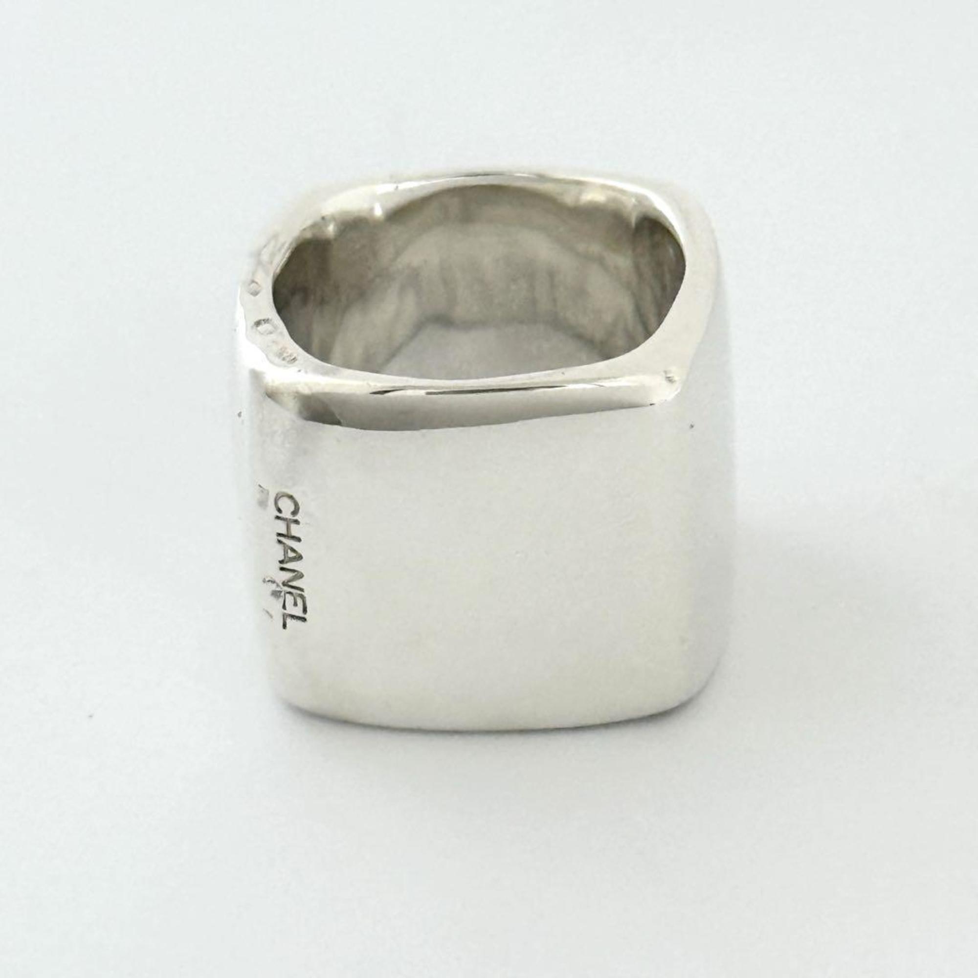 Vintage Wide Square Band Ring Sterling Silver