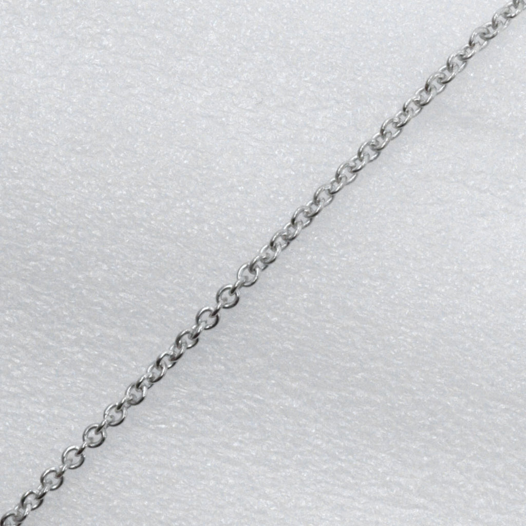 Open Heart Pendant Necklace Sterling Silver 26mm