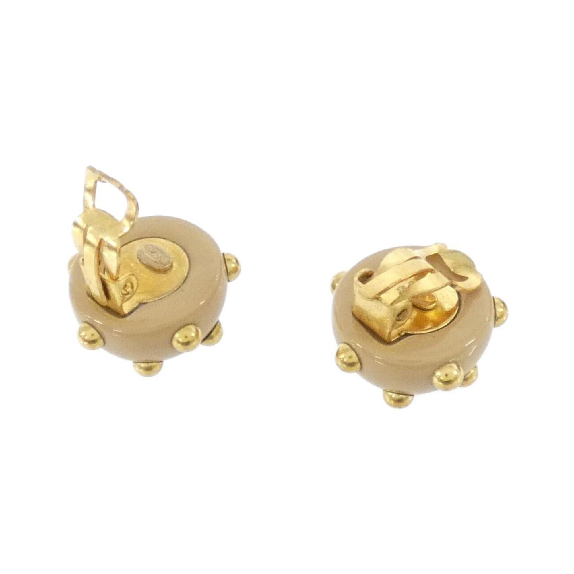 Clip-On Earrings Clip-On Gold-Tone Metal