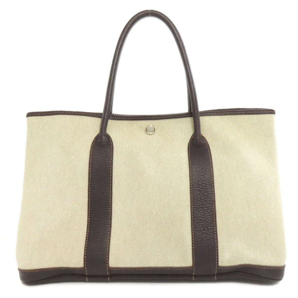Garden Party Tote Toile and Leather 36