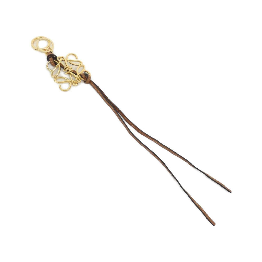 Handbag Charm Leather Gold