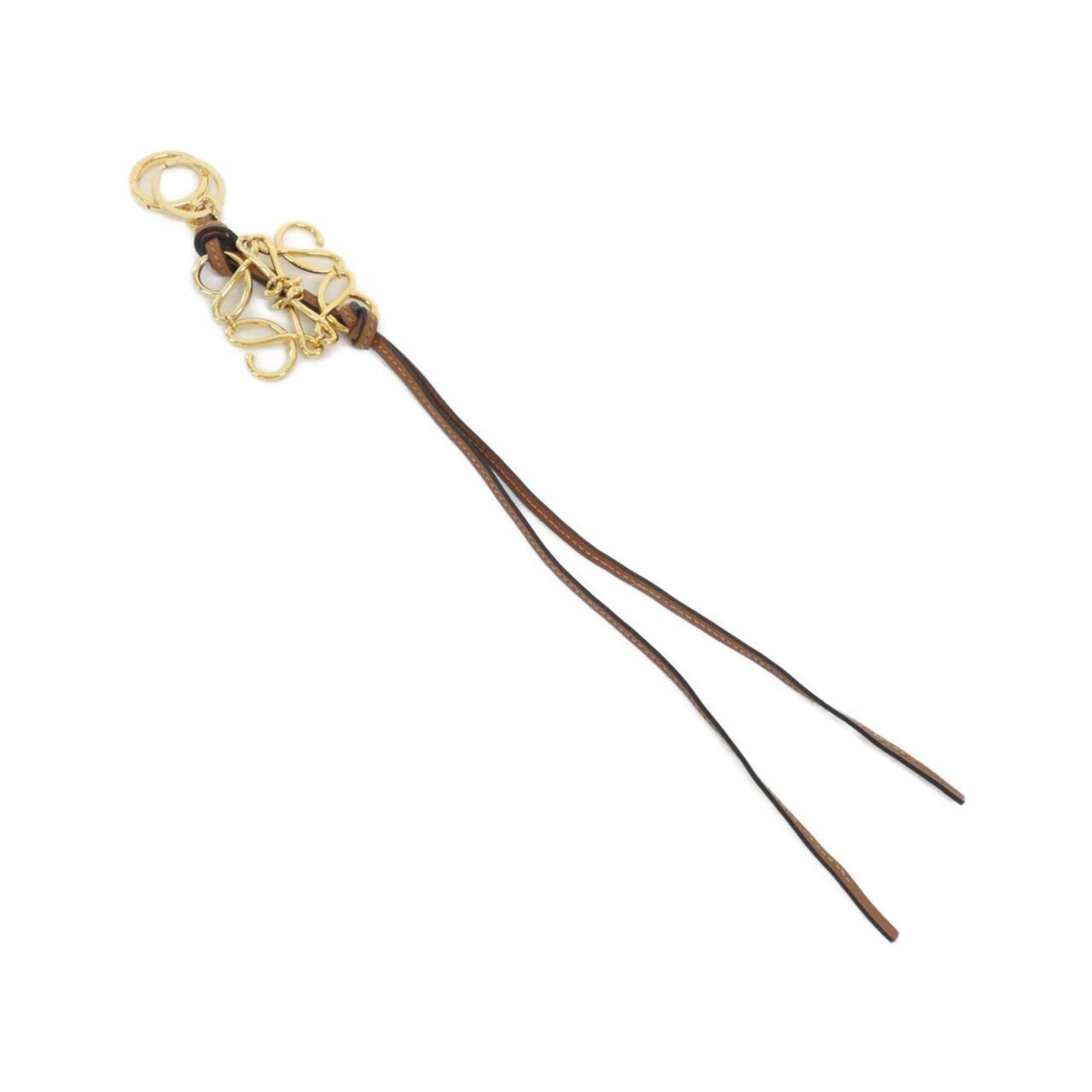 Handbag Charm Leather Gold