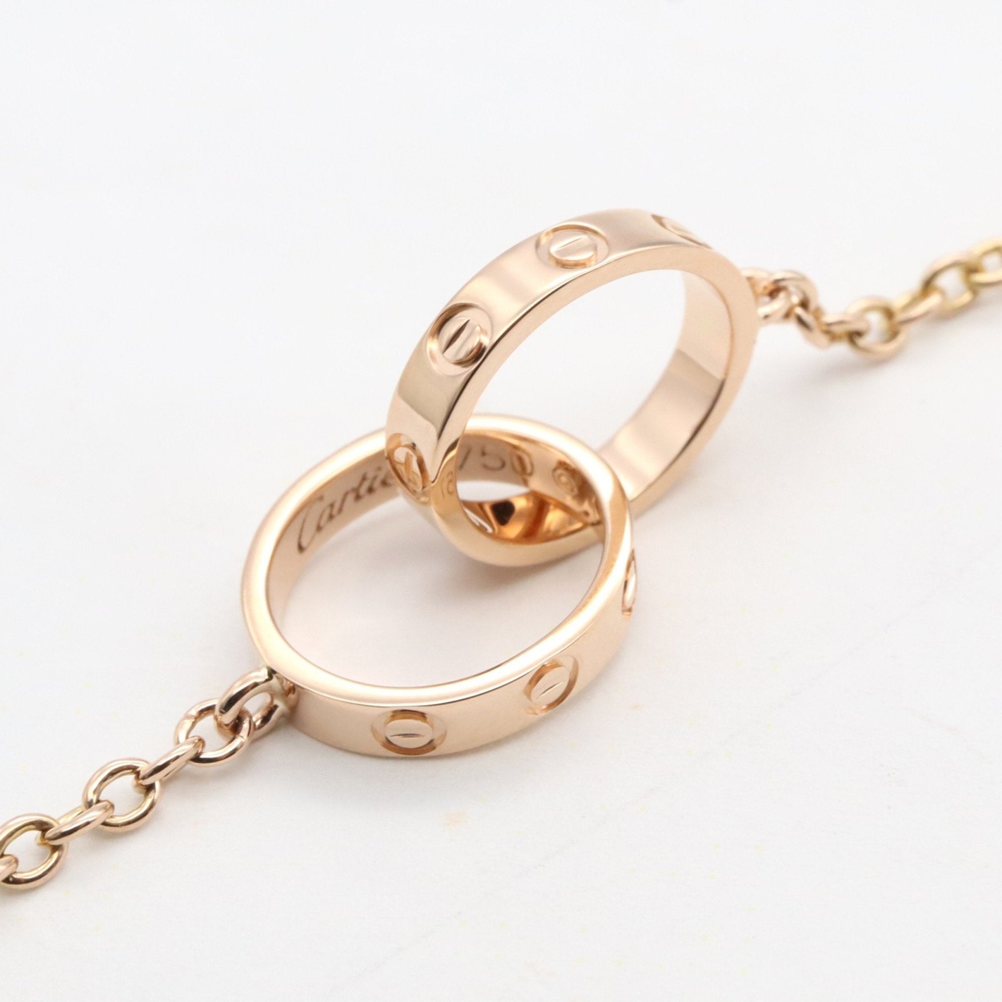 Love Pendant Necklace 18K Rose Gold