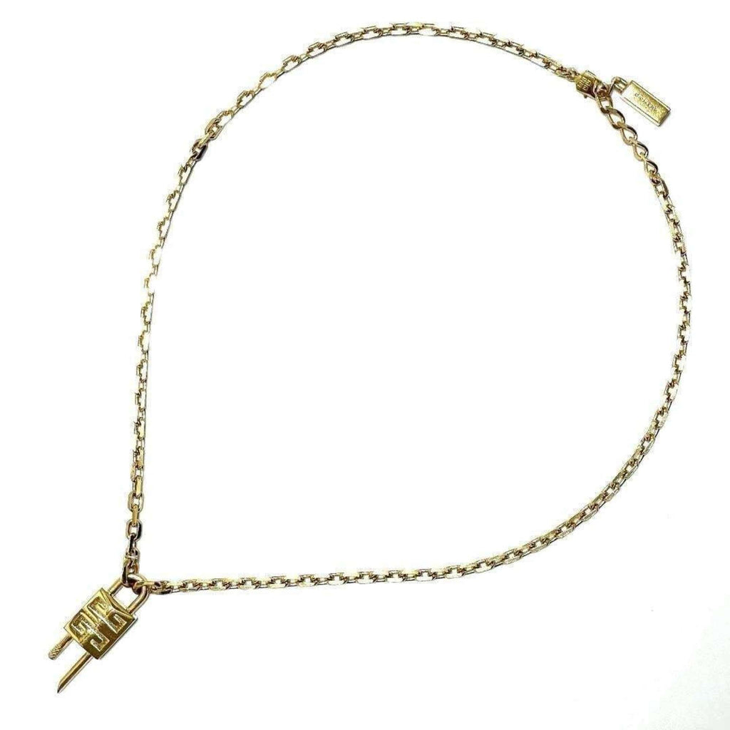Rock Pendant Necklace Metal Mini