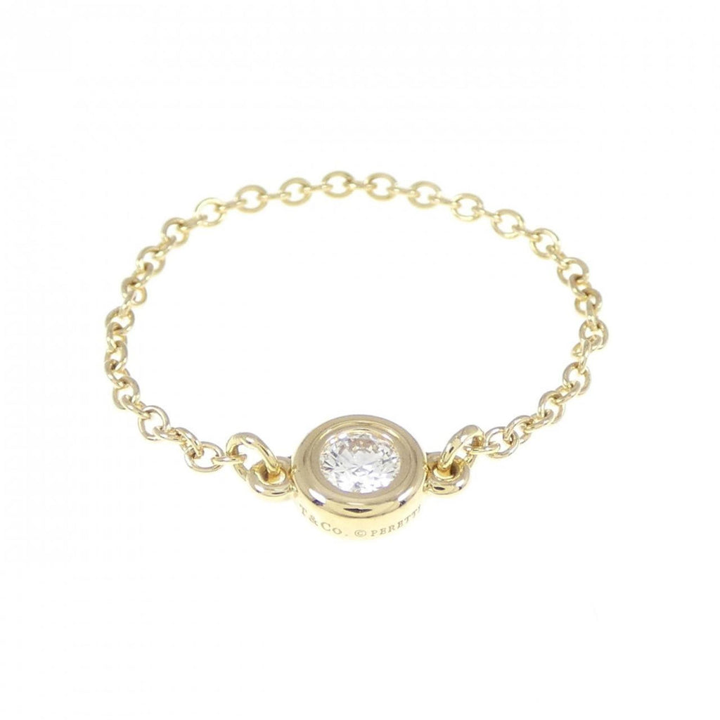Elsa Peretti Diamonds By The Yard Pendant Necklace 18K Yellow Gold and Diamond
