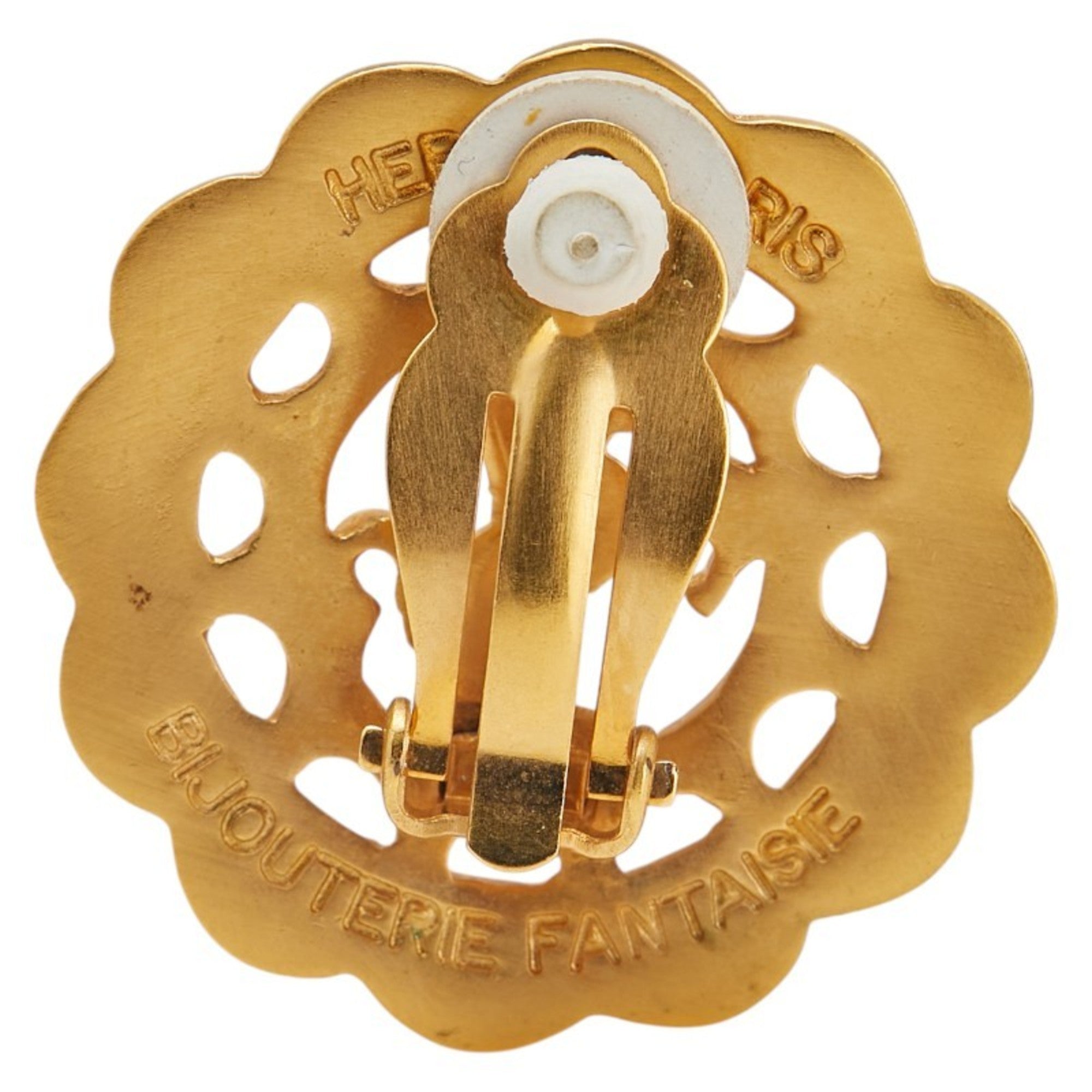 Single Earring Gold-Tone Metal