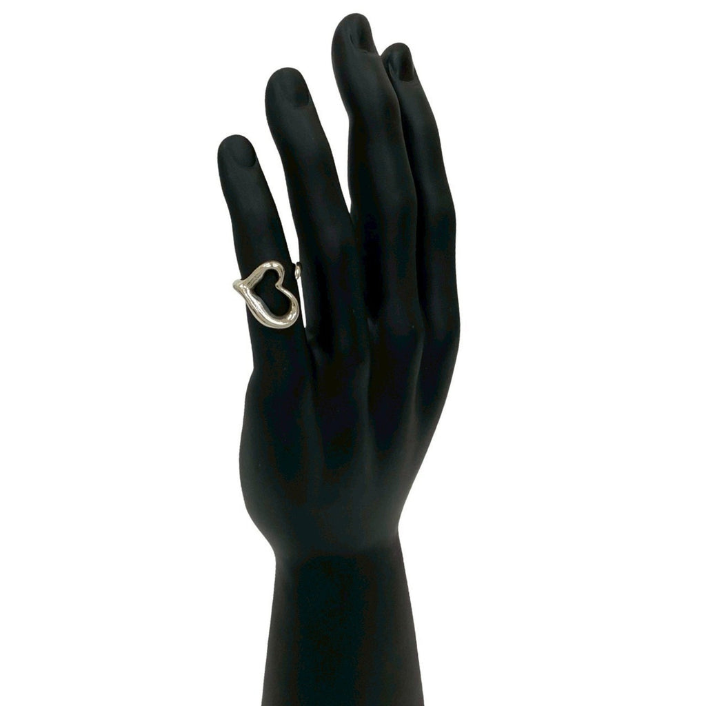 Open Heart Ring Sterling Silver