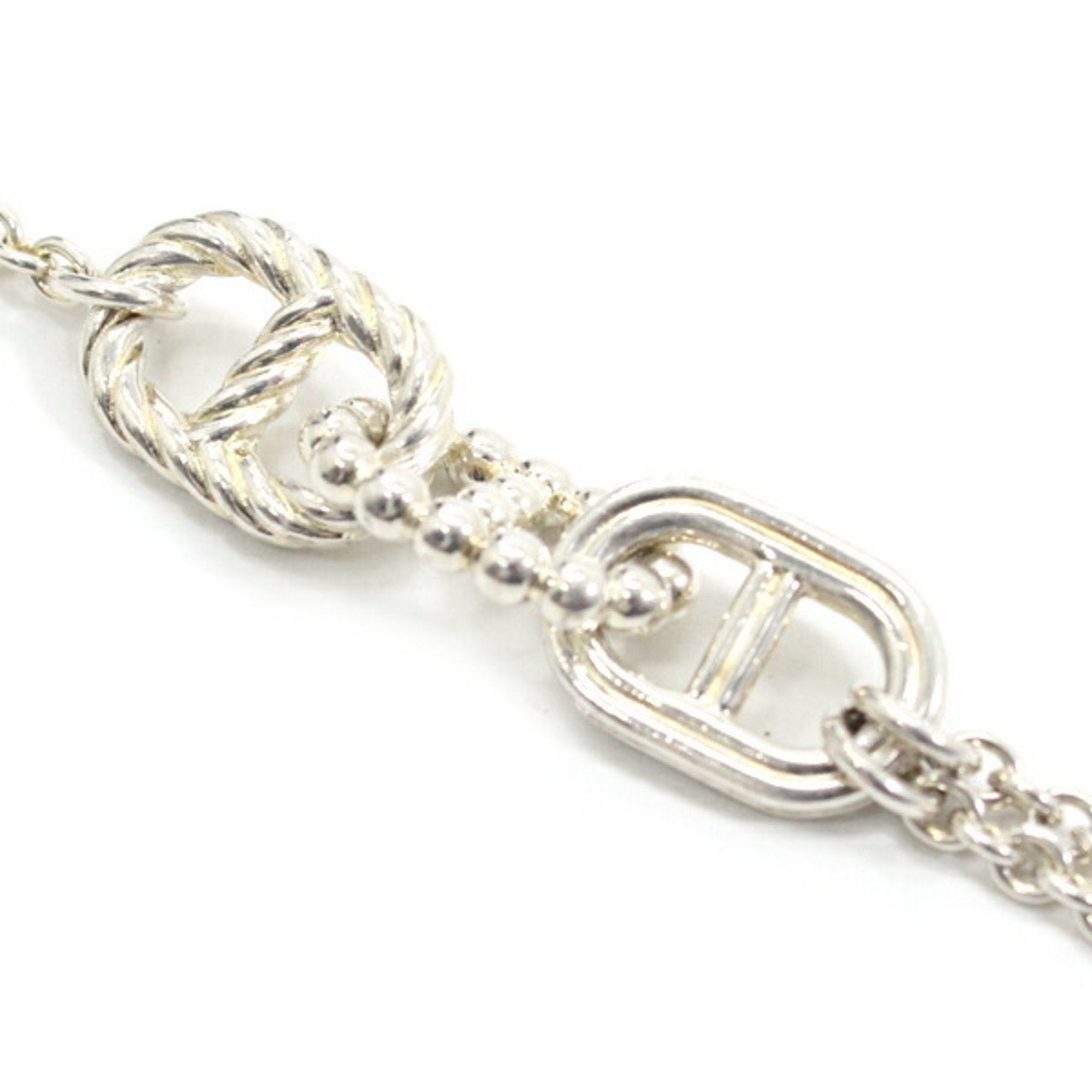 Chaine d'Ancre Parade Long Pendant Necklace Sterling Silver