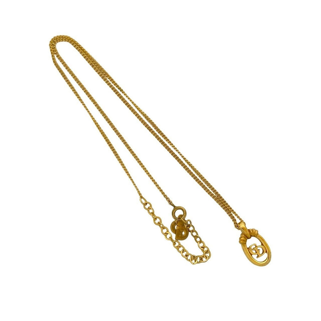 Earrings Logo Gold-Tone Metal
