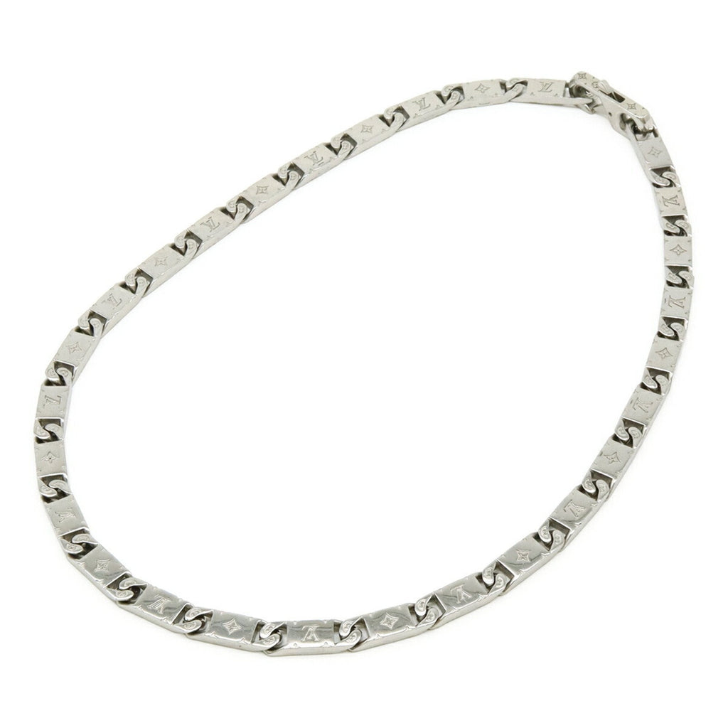 Monogram Pendant Necklace Metal