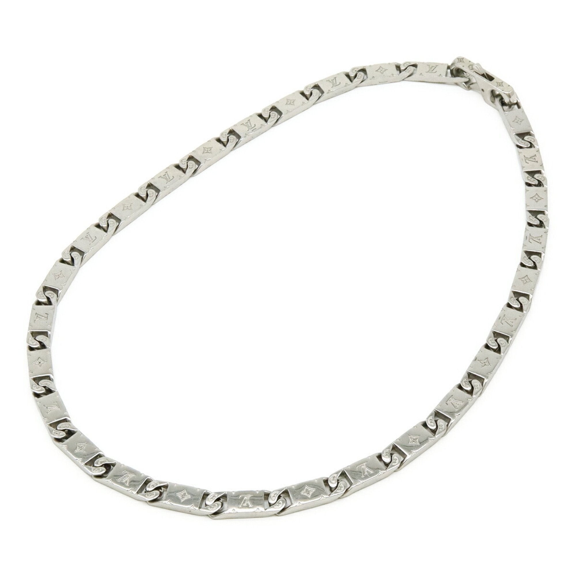 Monogram Pendant Necklace Metal