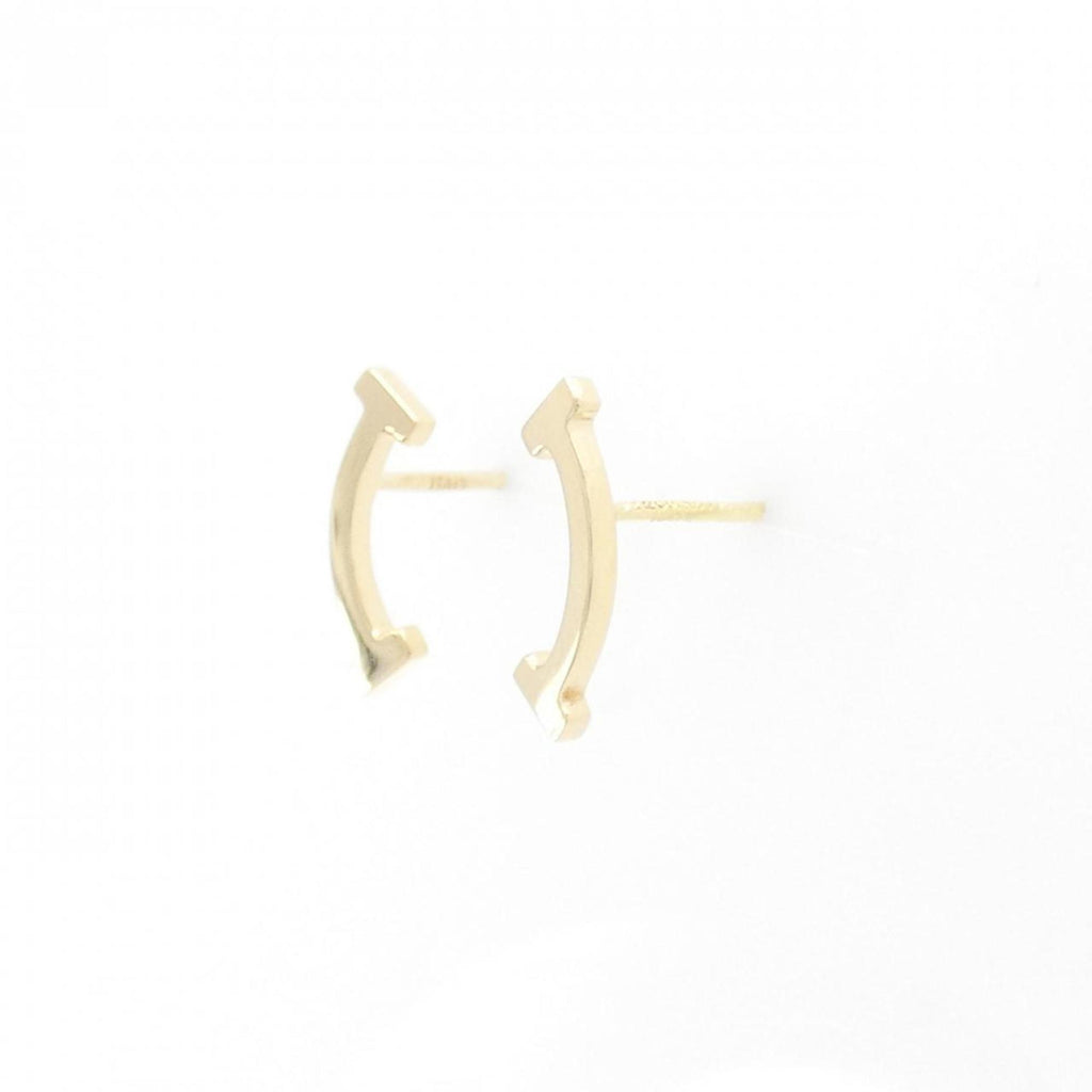T Smile Pendant Necklace 18K Yellow Gold Earrings 18K Yellow Gold