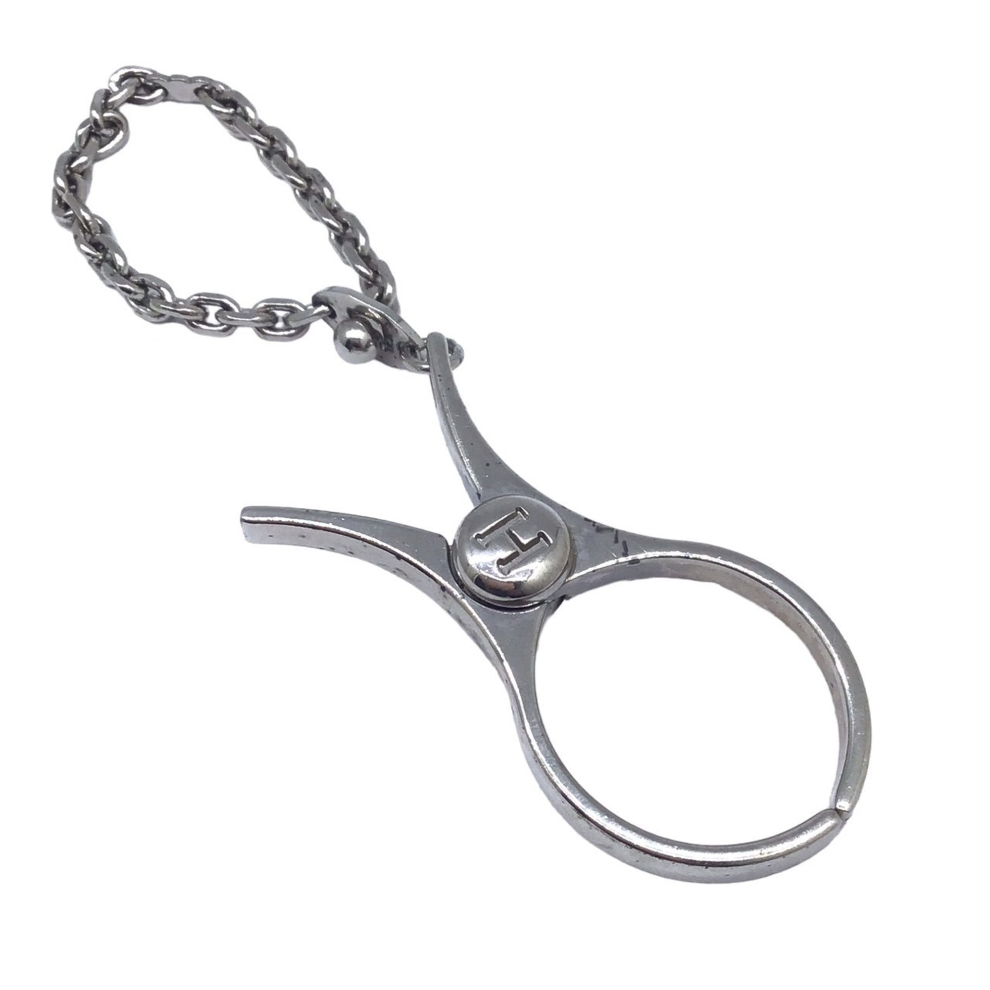 Glove Holder Charm Metal Silver Handbag Charm