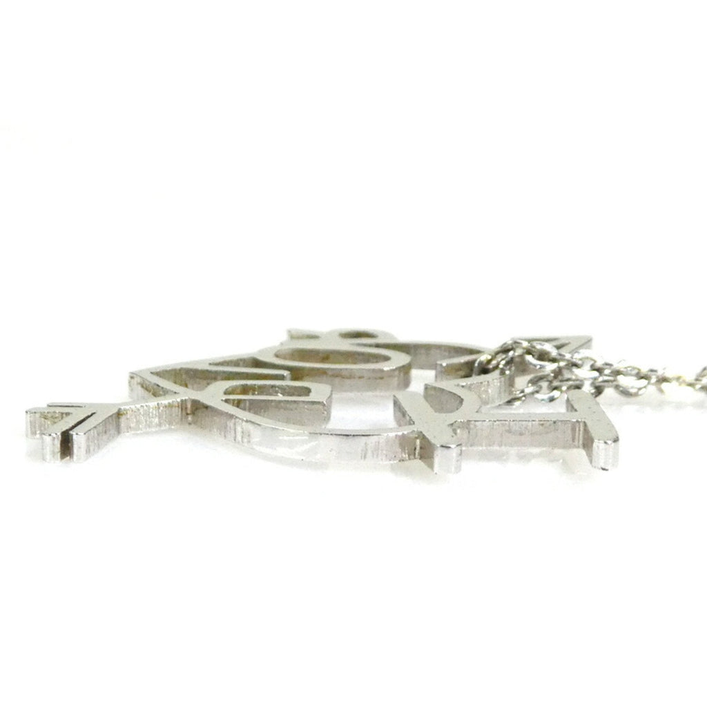 Pendant Necklace Metal Silver