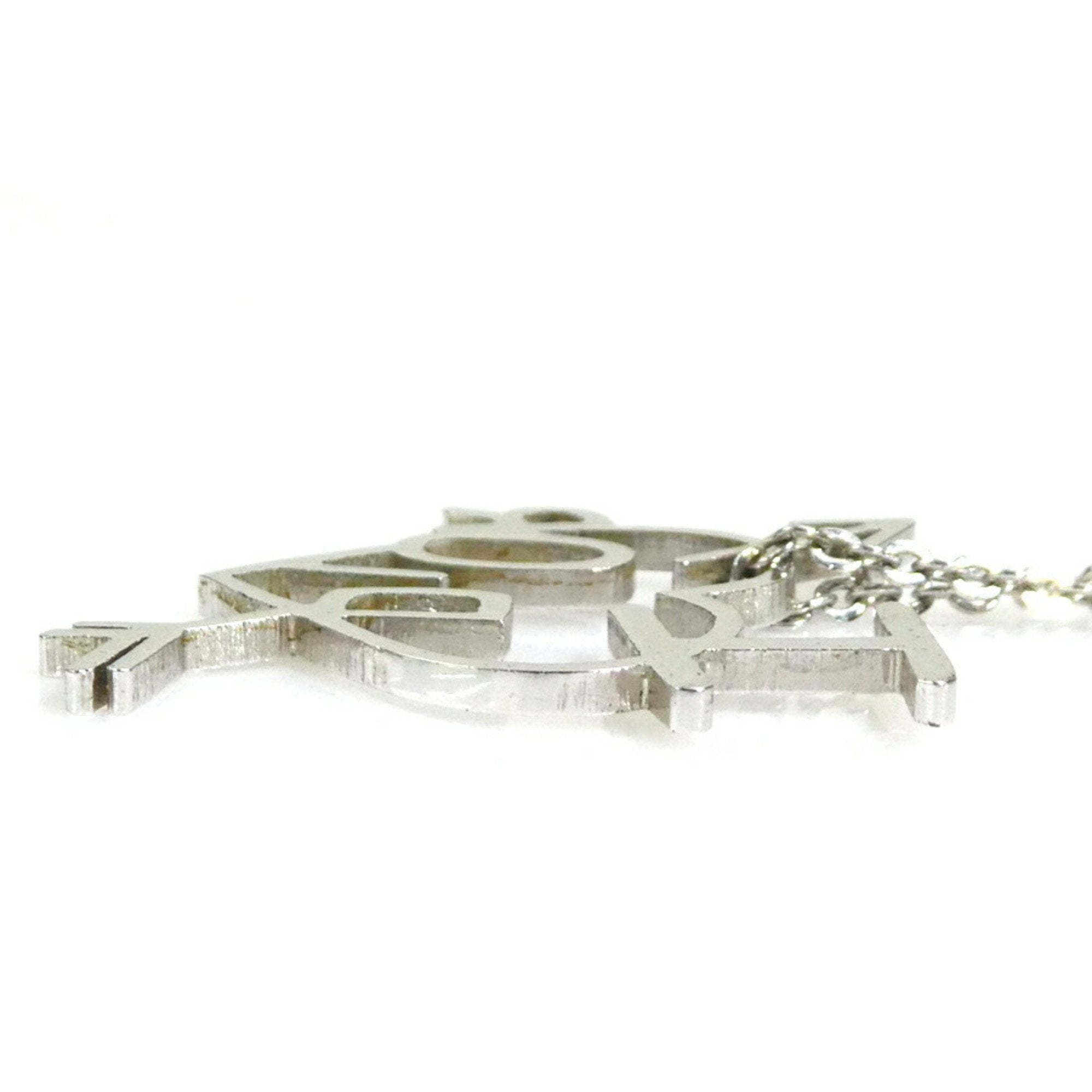 Pendant Necklace Metal Silver