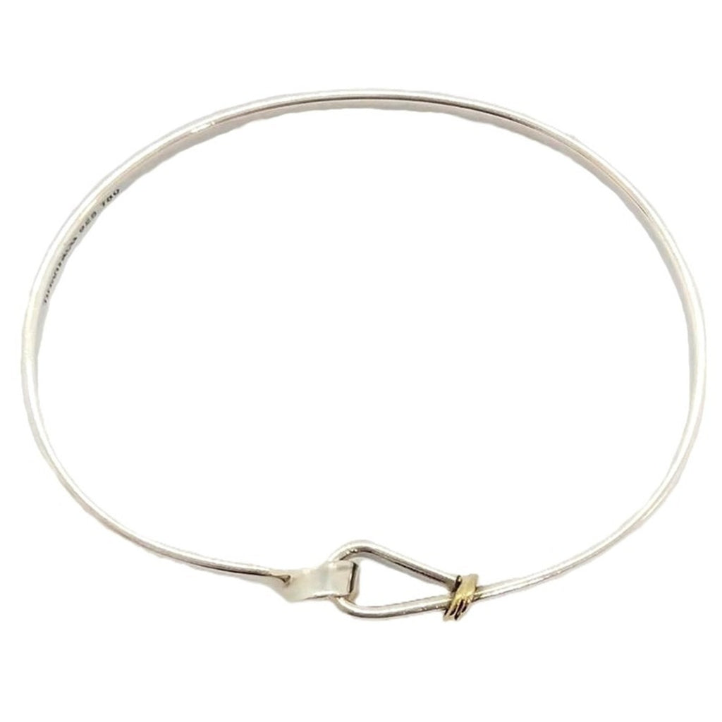 Hook Eye Bracelet 18K Gold and Sterling Silver