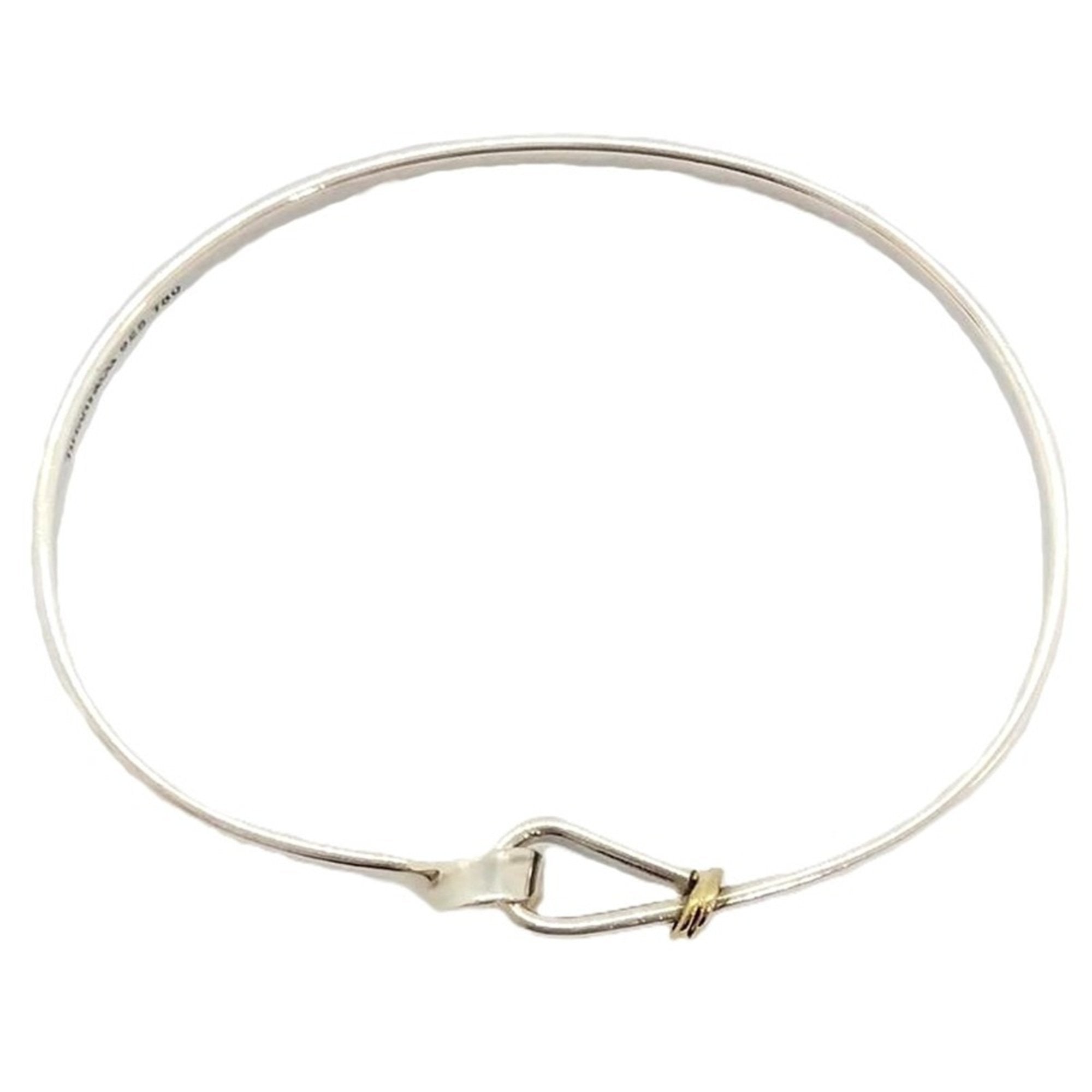 Hook Eye Bracelet 18K Gold and Sterling Silver