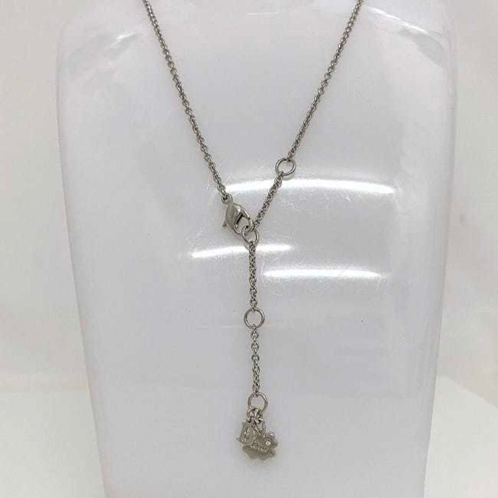 Pendant Necklace Metal Silver
