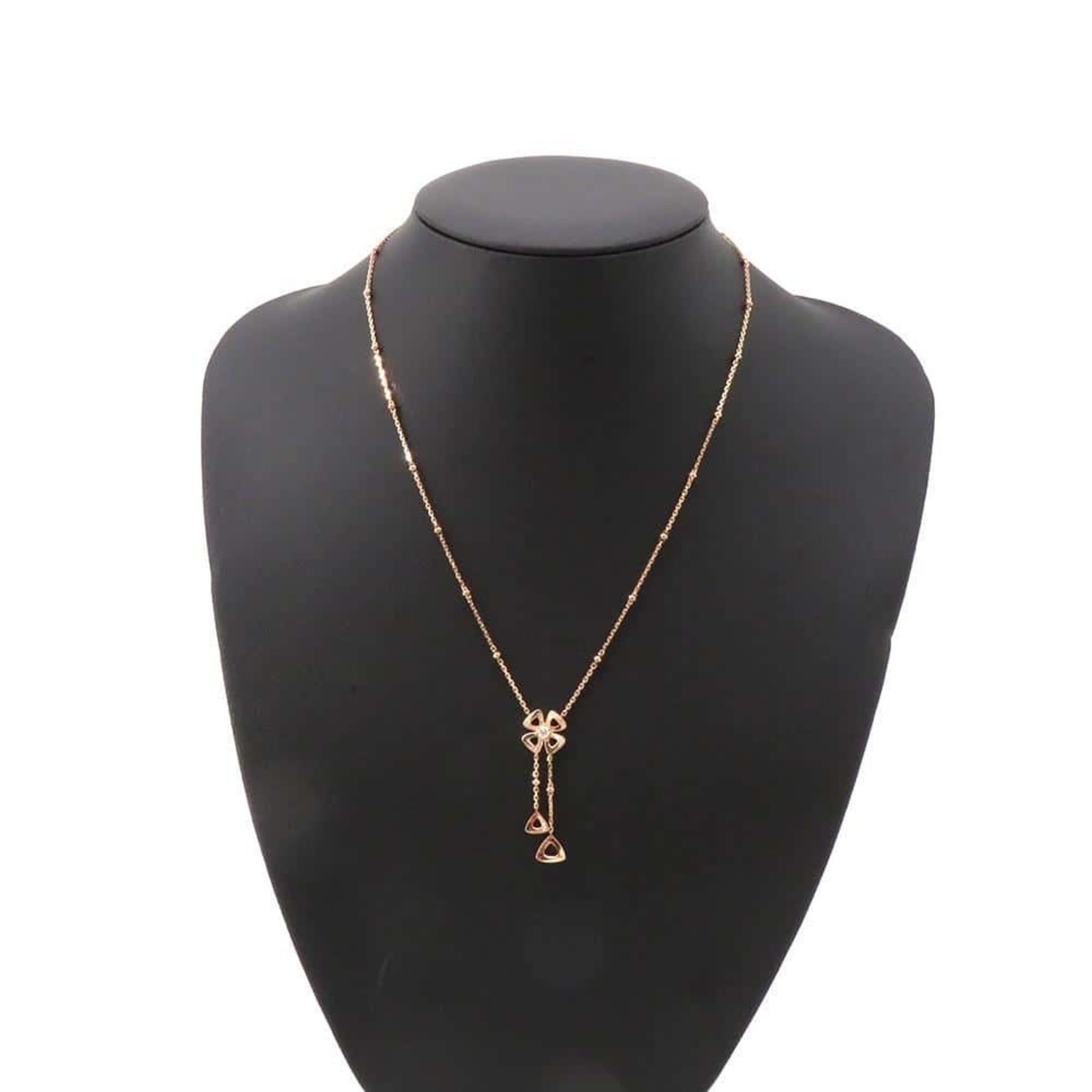 Fiorever Pendant Necklace 18K Rose Gold with Diamond