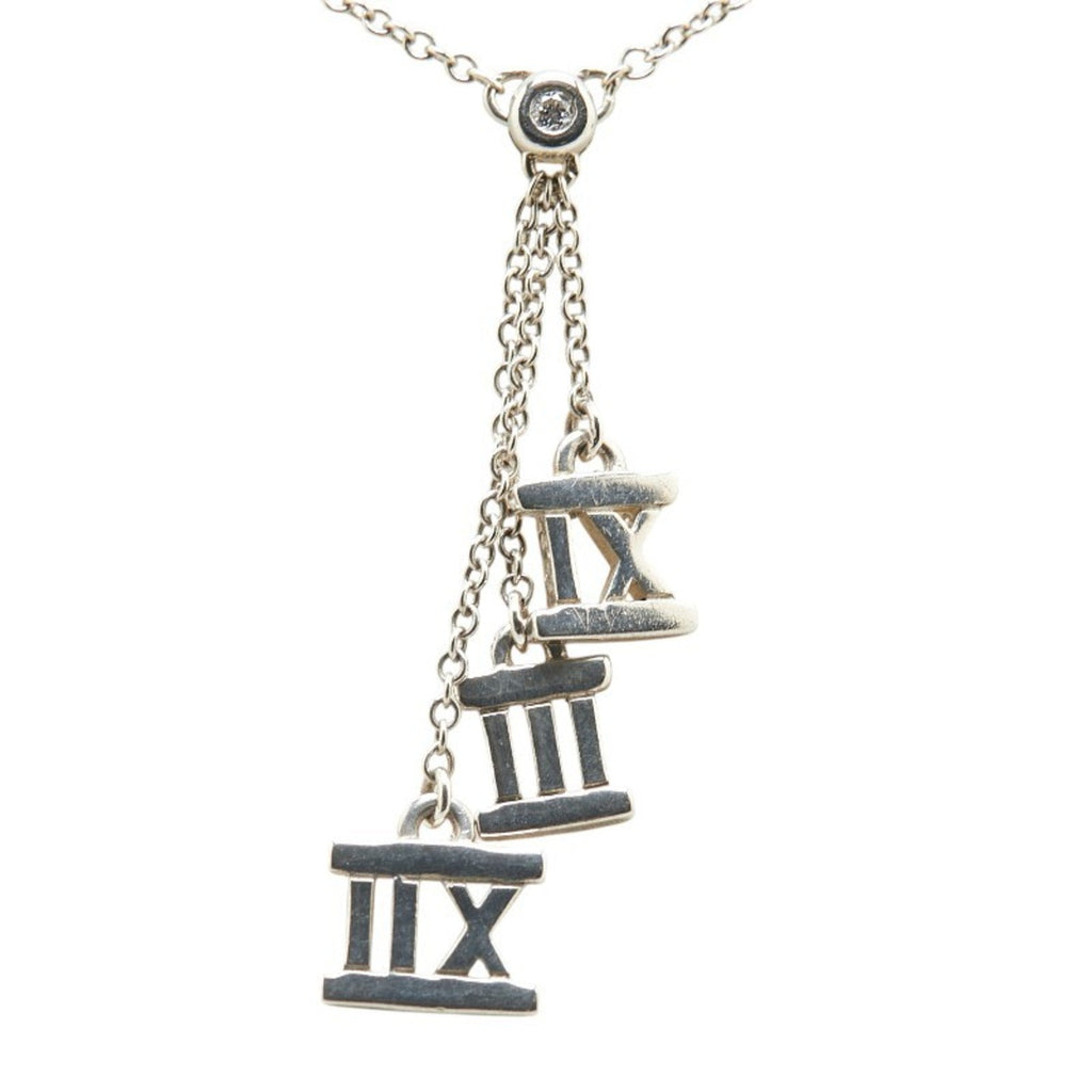 Atlas Pendant Necklace Sterling Silver