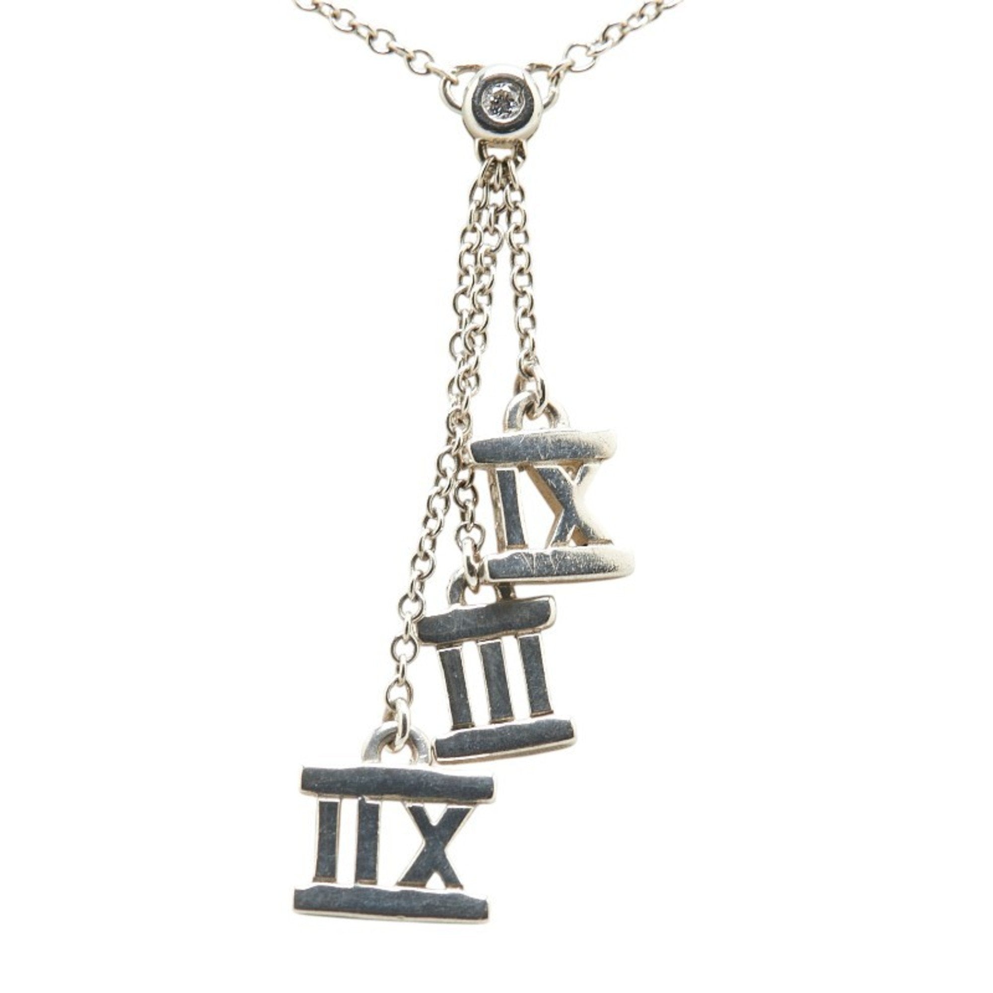 Atlas Pendant Necklace Sterling Silver