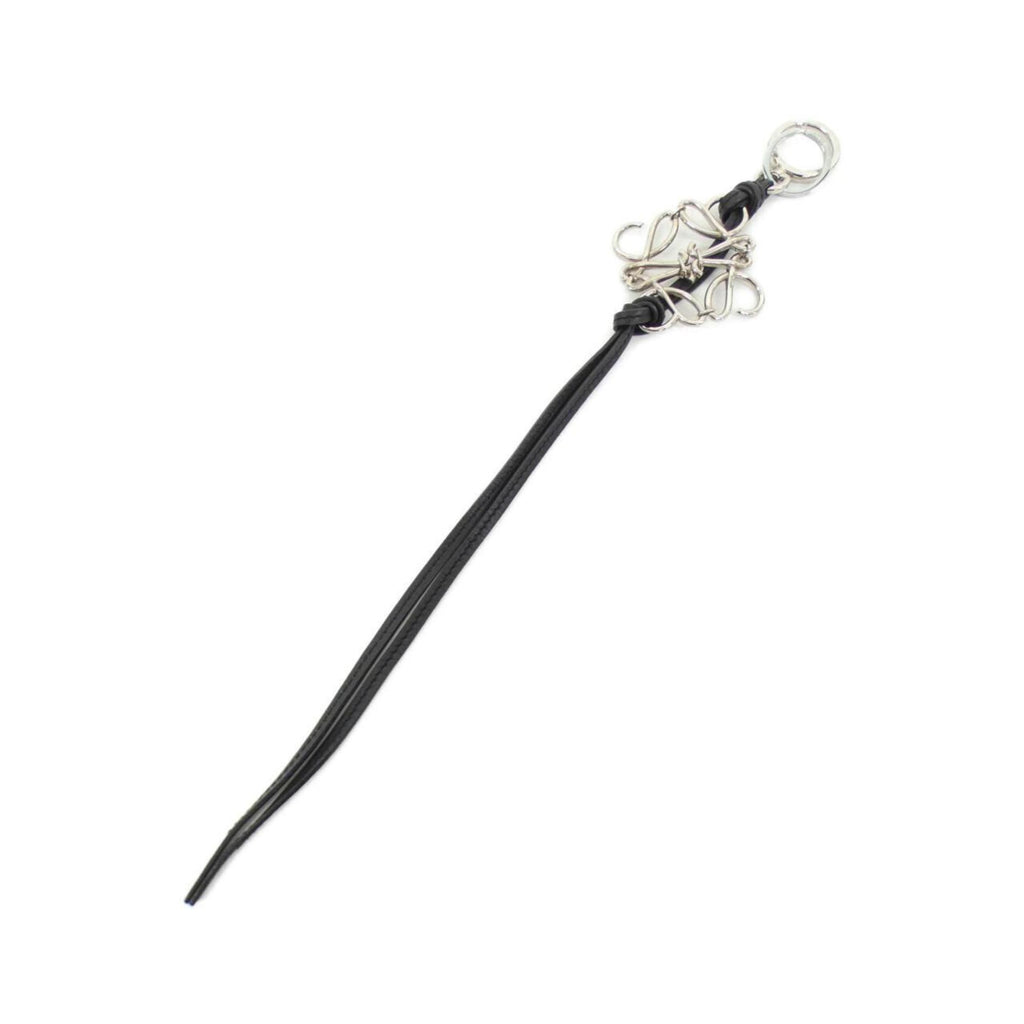 Handbag Charm Leather Black