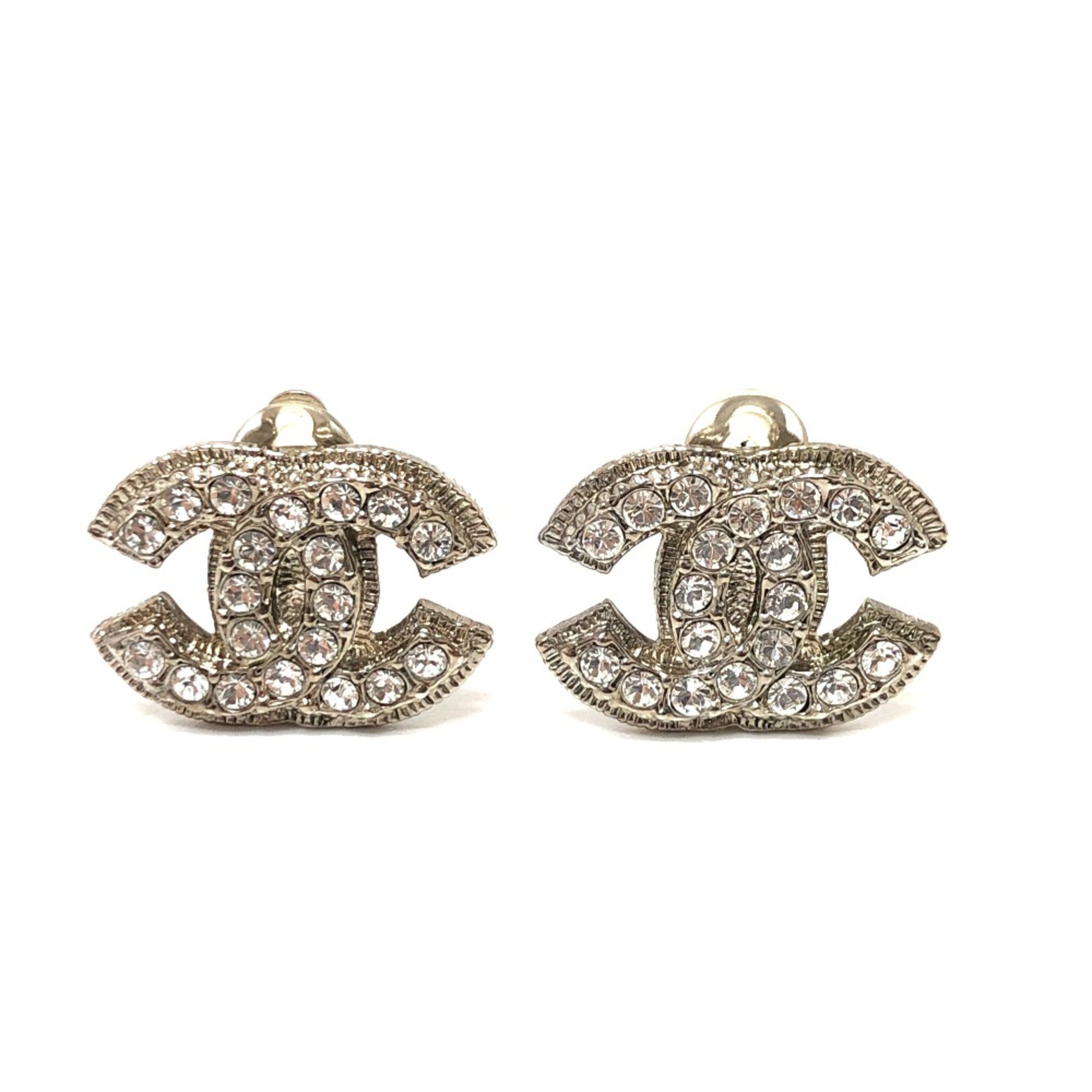 Clip-On Earrings Clip-On Silver-Tone Metal