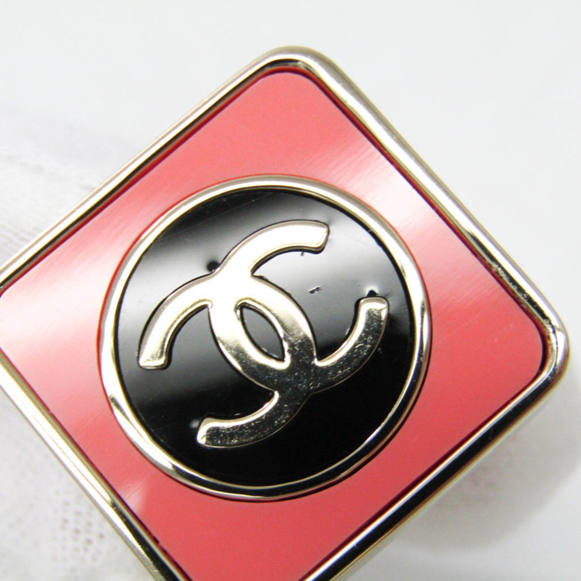 CC Logo Ring Silver-Tone Metal