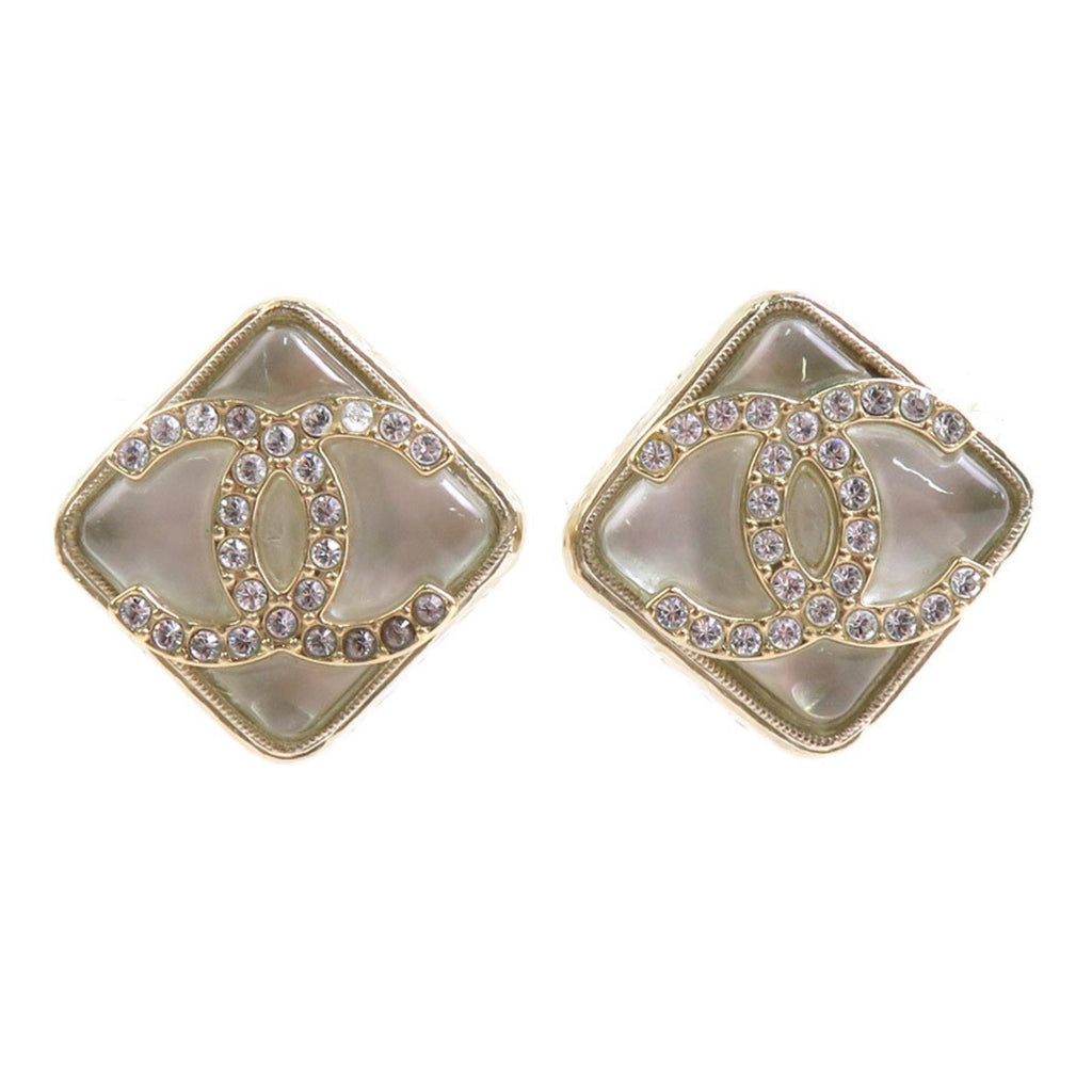 CC Logo Earrings Gold-Tone Metal Gold-Tone Metal