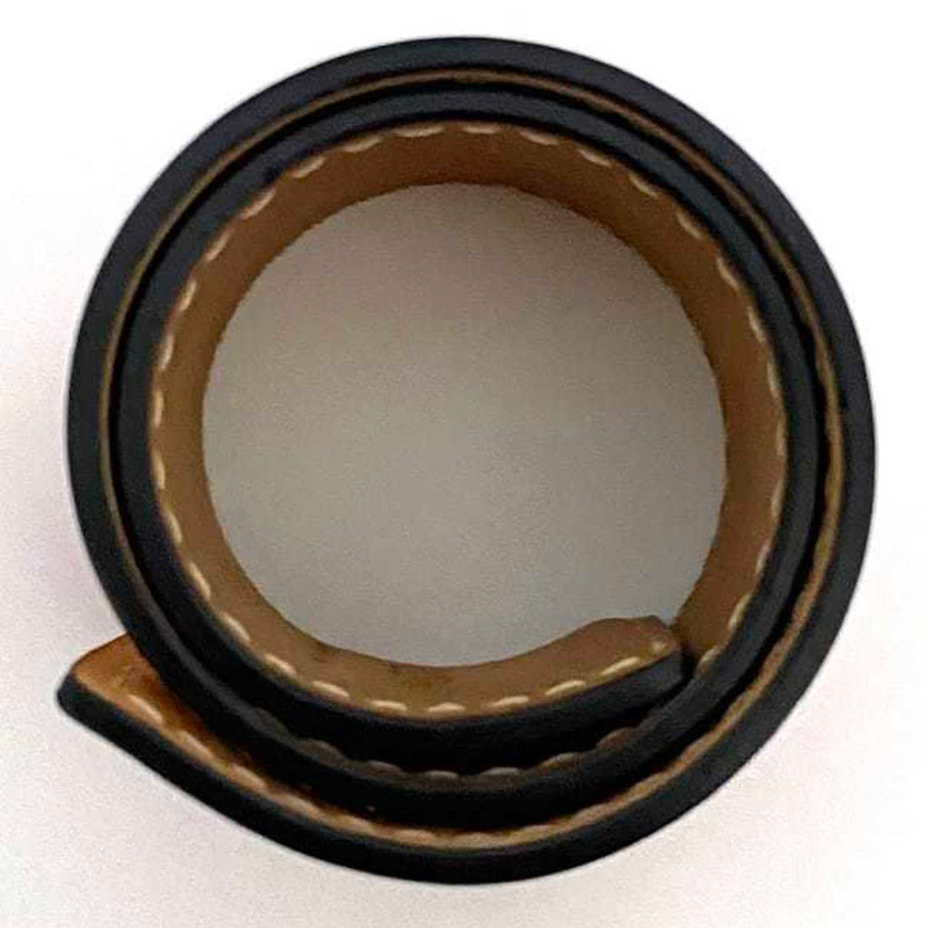 Anagram Patin Band Bracelet Leather Orange