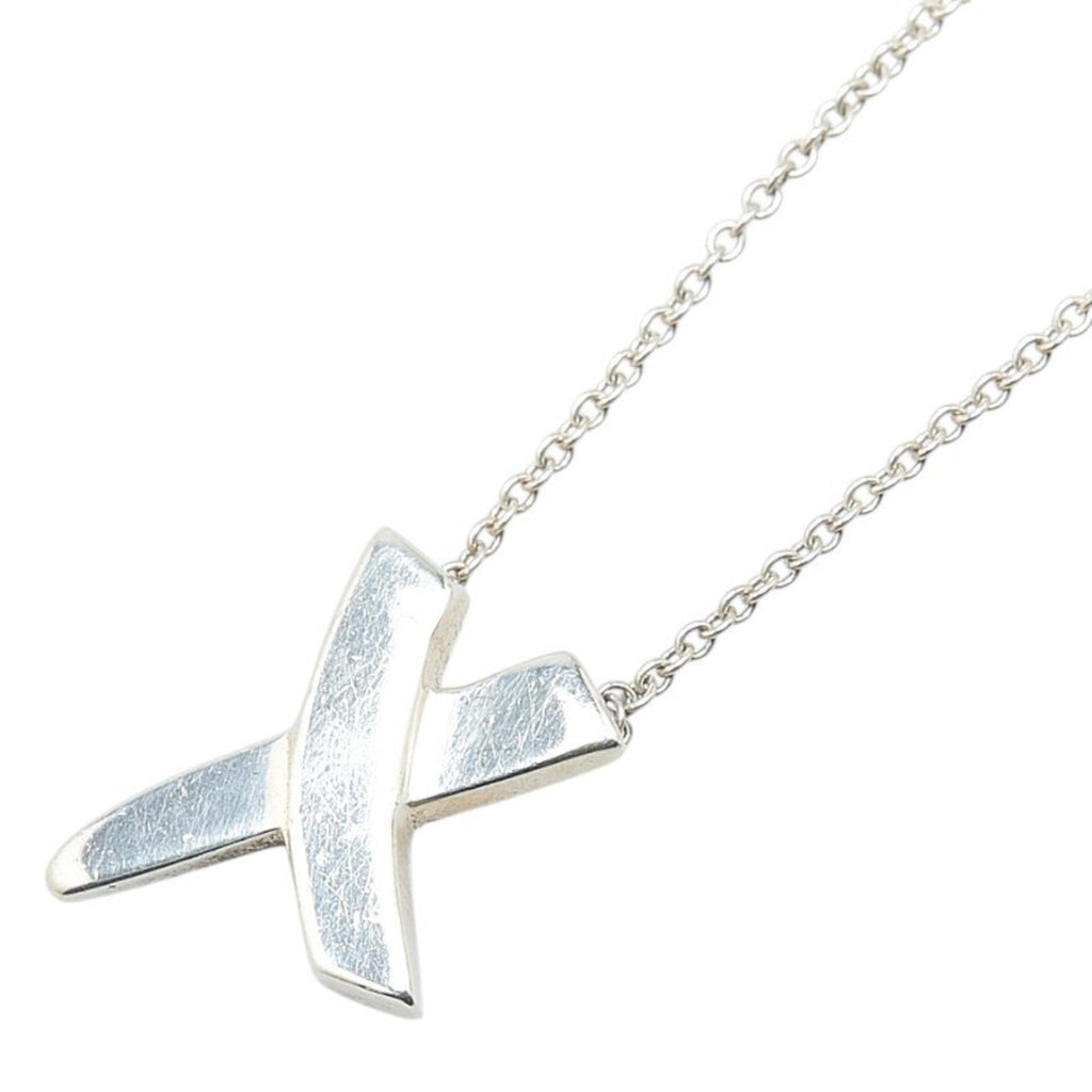 Kiss Pendant Necklace Sterling Silver
