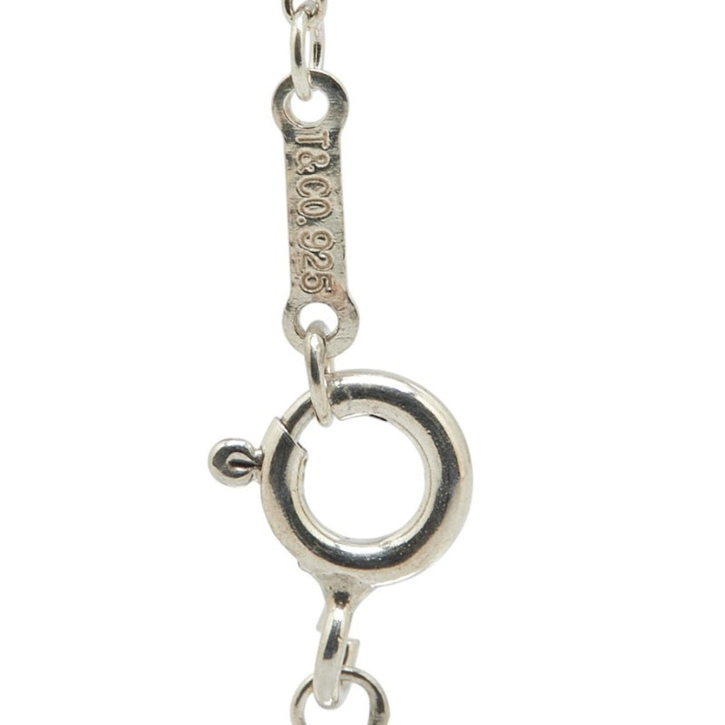 Double Loving Heart Pendant Necklace Sterling Silver