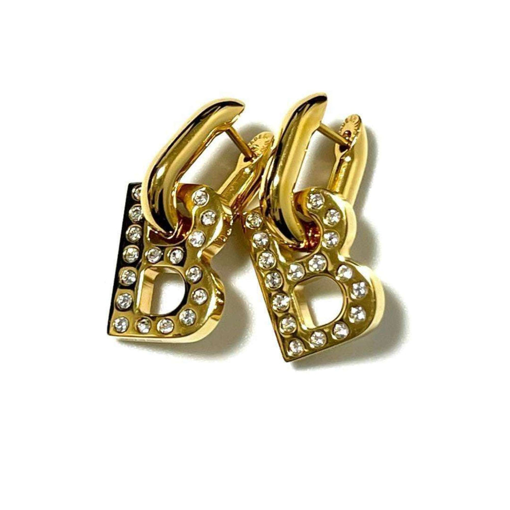 Earrings Gold-Tone Metal