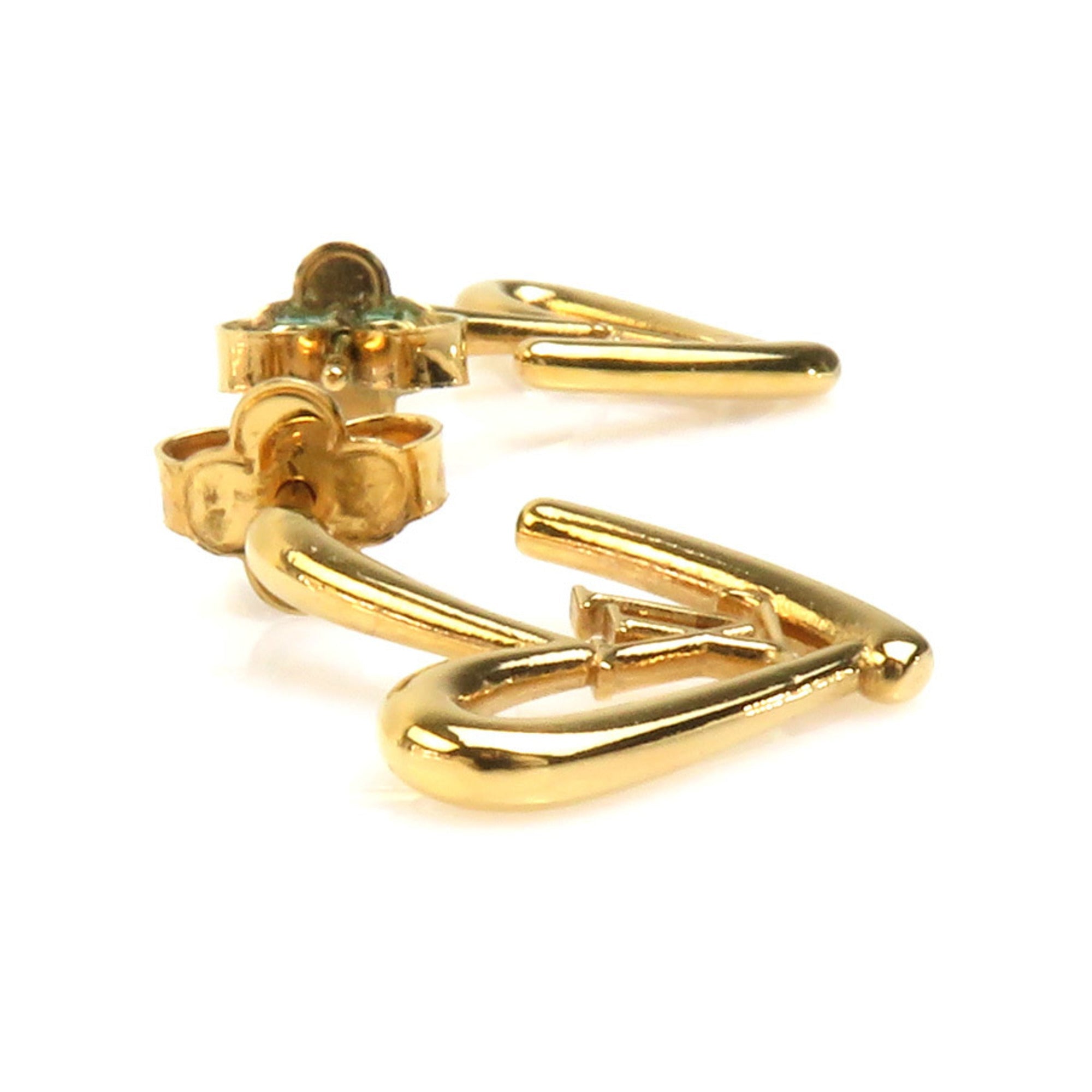 Earrings Gold-Tone Metal