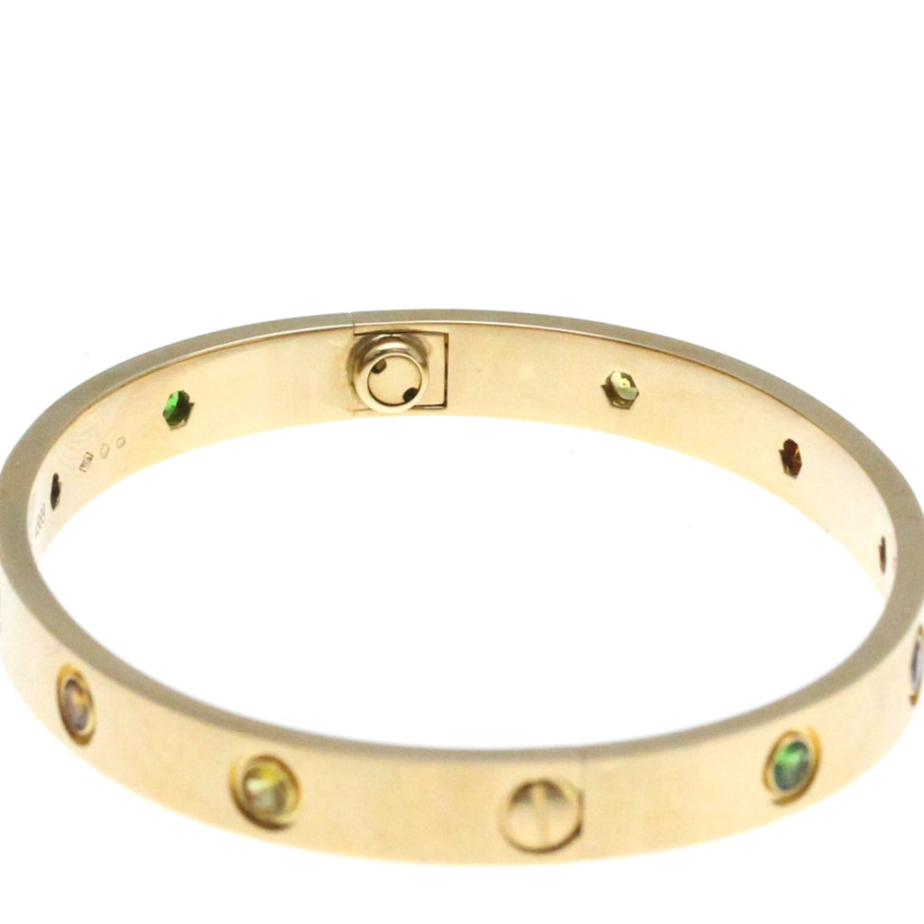 Bracelet 18K Rose Gold with Amethyst Garnet and Sapphire