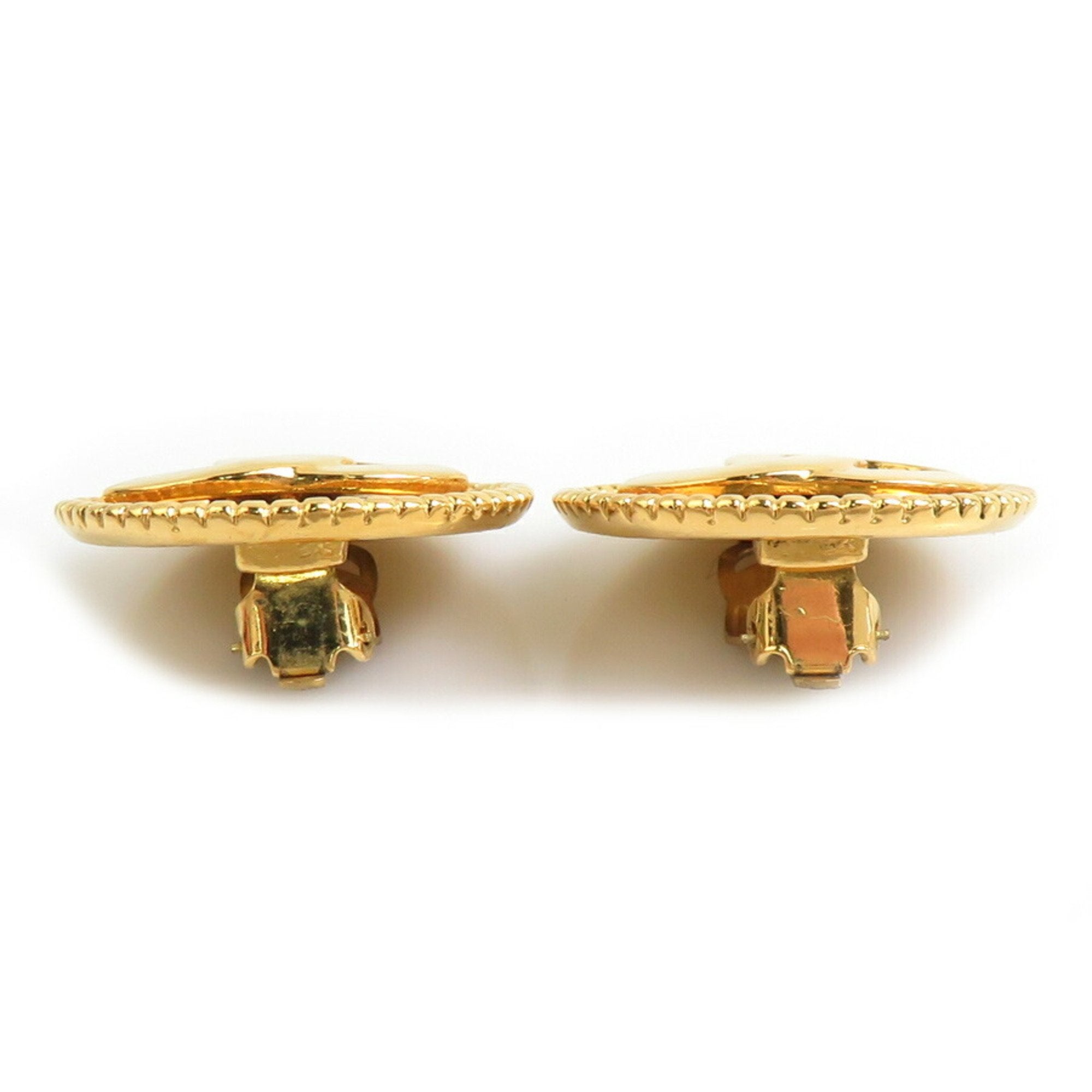 Clip-On Earrings Clip-On Gold-Tone Metal