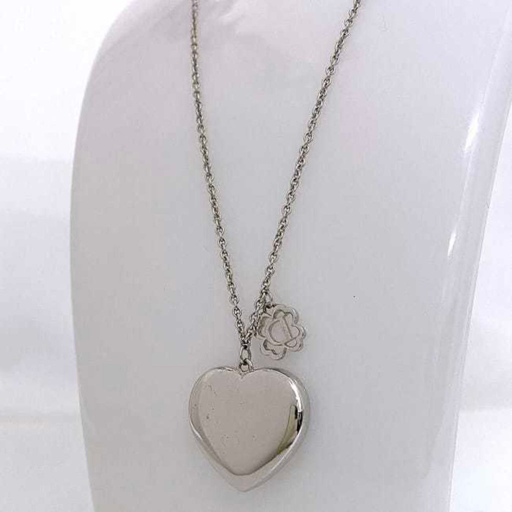 Pendant Necklace Metal Silver