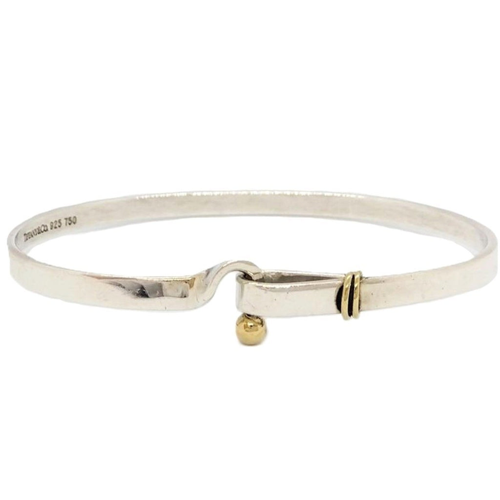 Hook Eye Bracelet 18K Gold and Sterling Silver