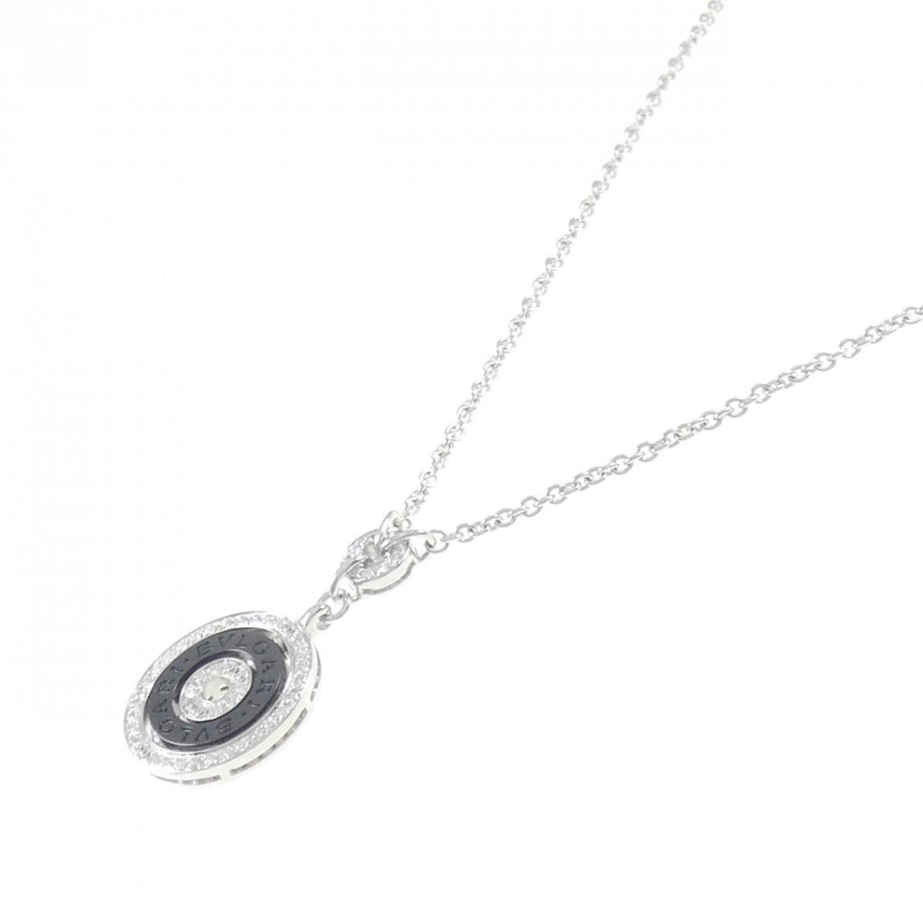 Astrale Pendant Necklace Ceramic and 18K White Gold with Diamond
