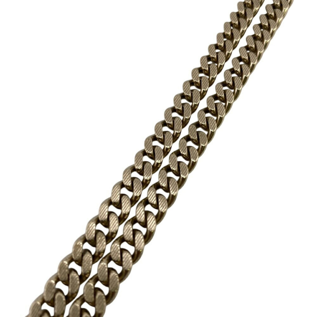 CC Logo Chain Oval Necklace Metal