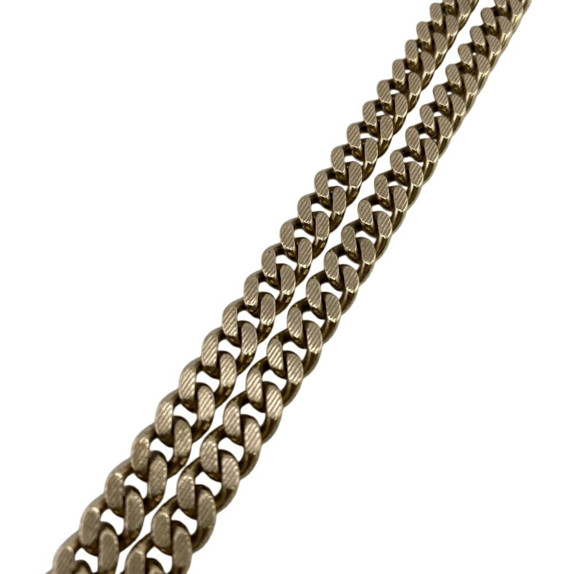 CC Logo Chain Oval Necklace Metal