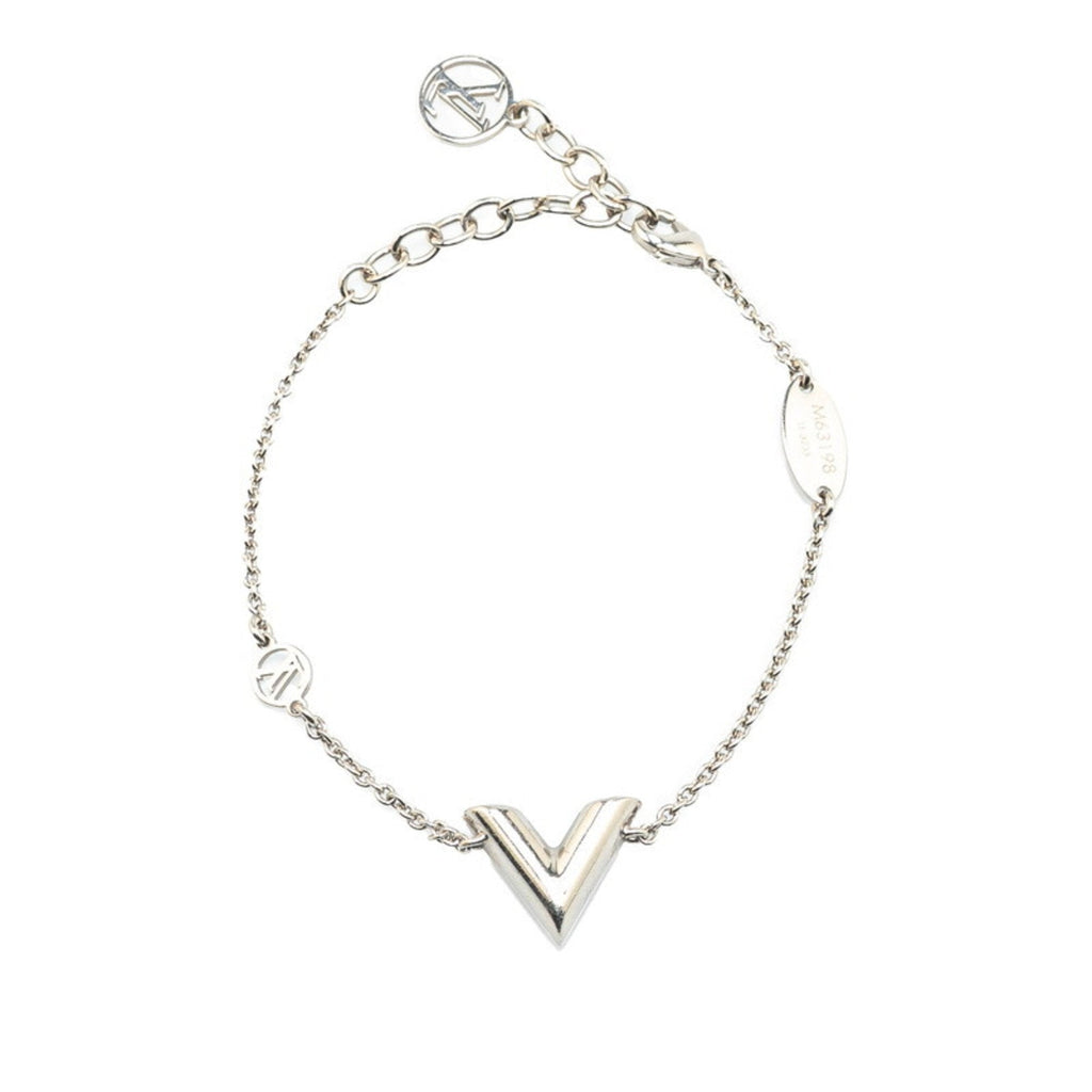 Essential V Bracelet Silver Metal