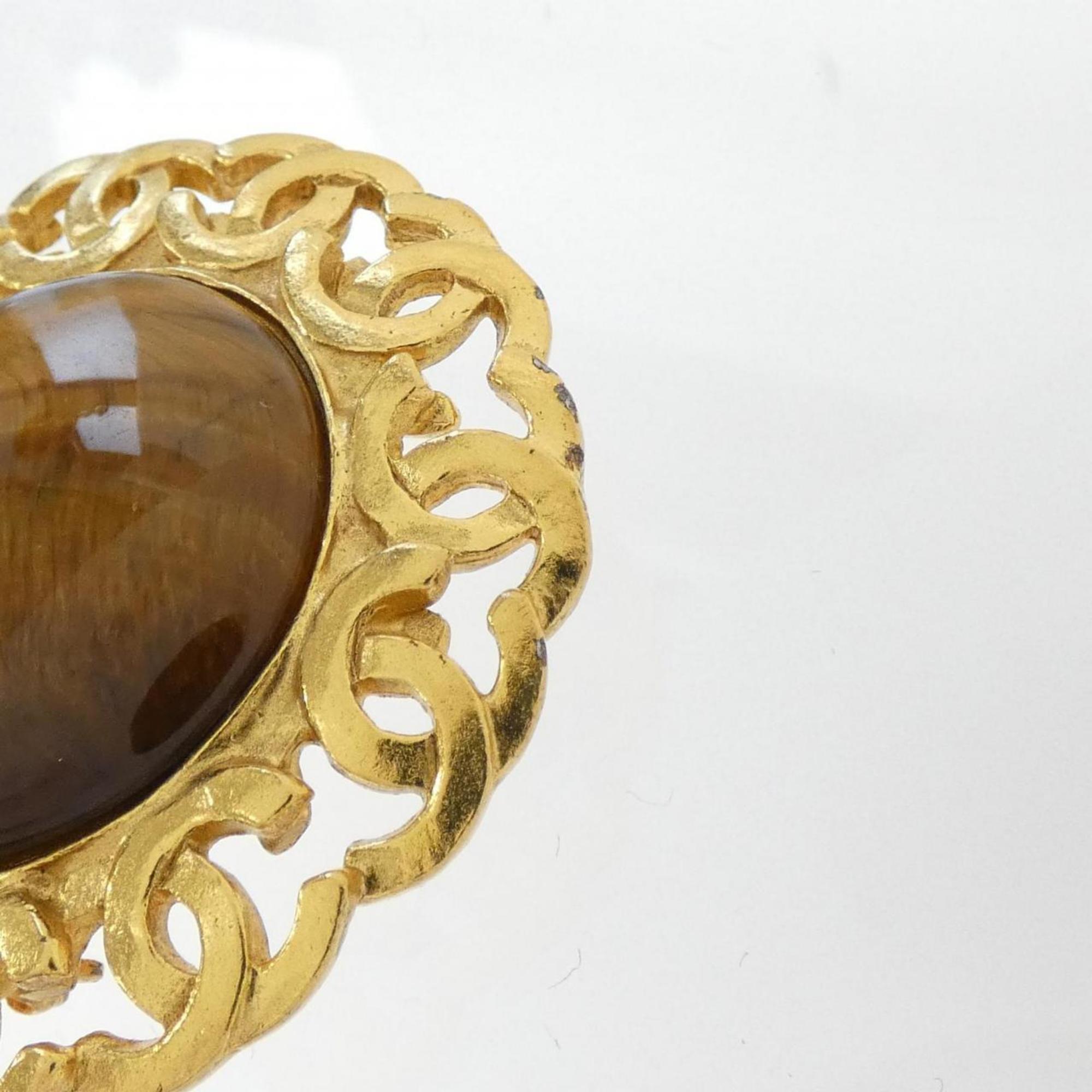 Brooch Brown and Gold