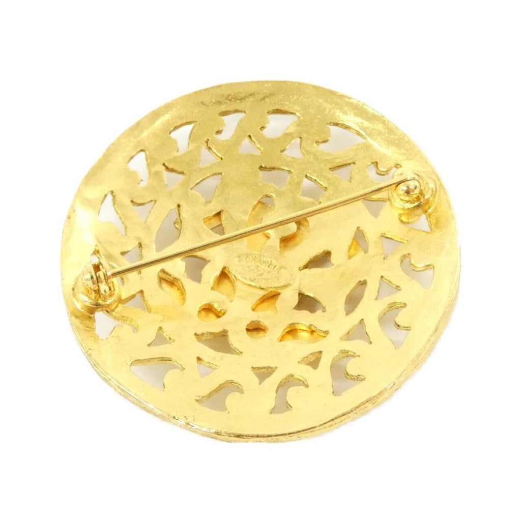Brooch Gold-Tone Metal