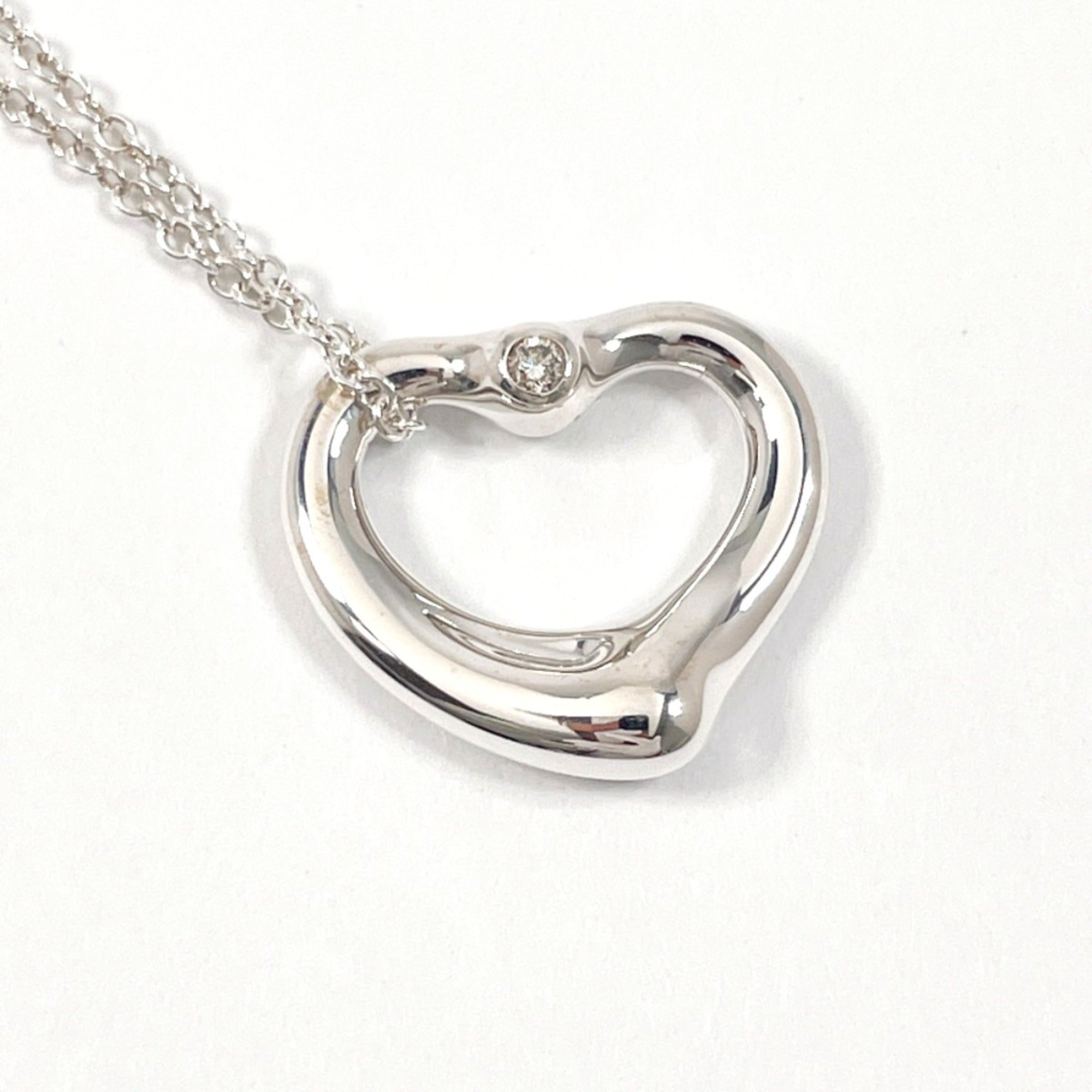 Elsa Peretti Pendant Necklace Sterling Silver 13.6mm