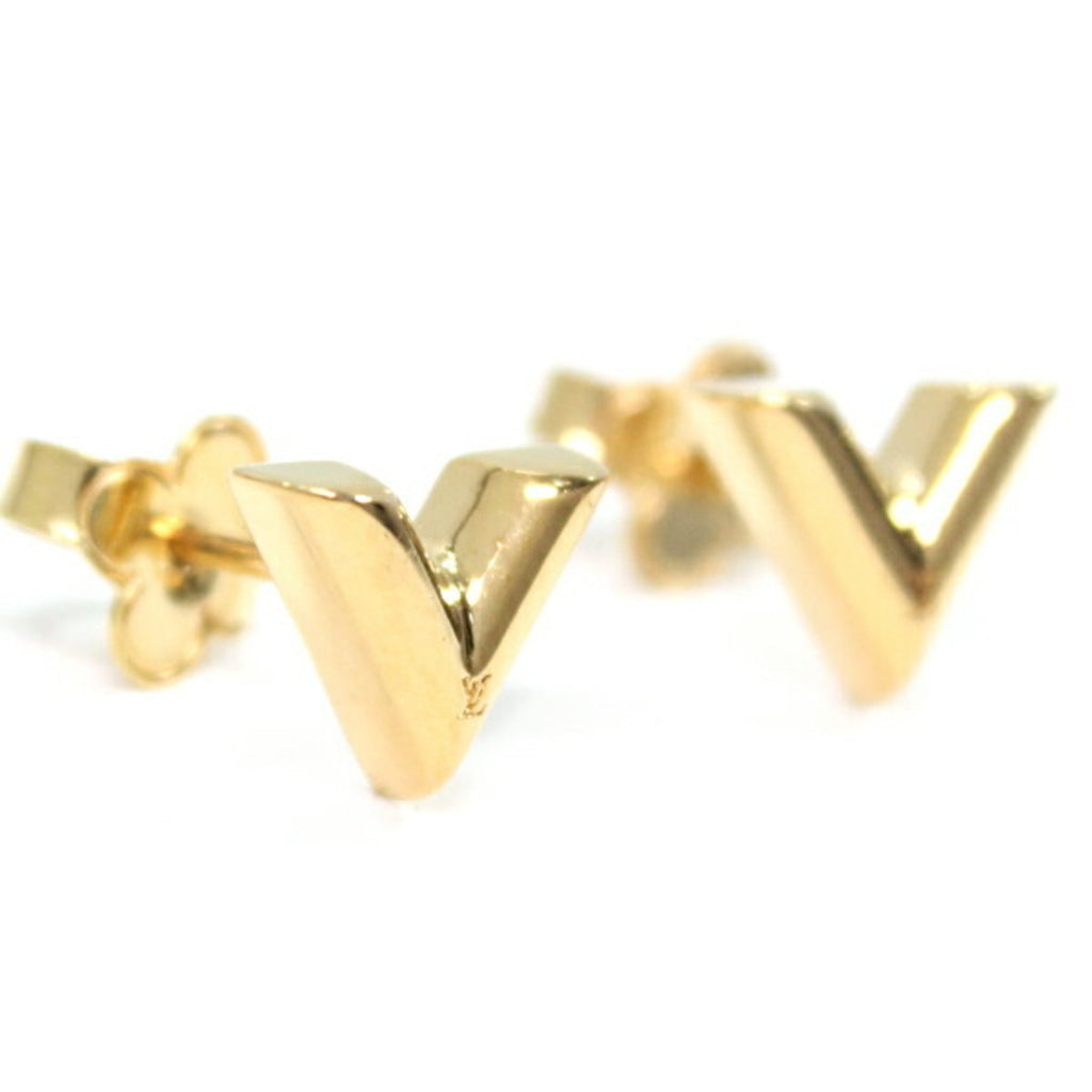 Essential V Earrings Gold Gold-Tone Metal