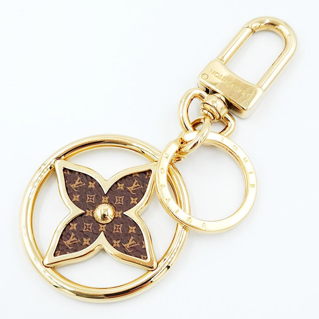 Bag Charm Metal and Monogram Handbag Charm